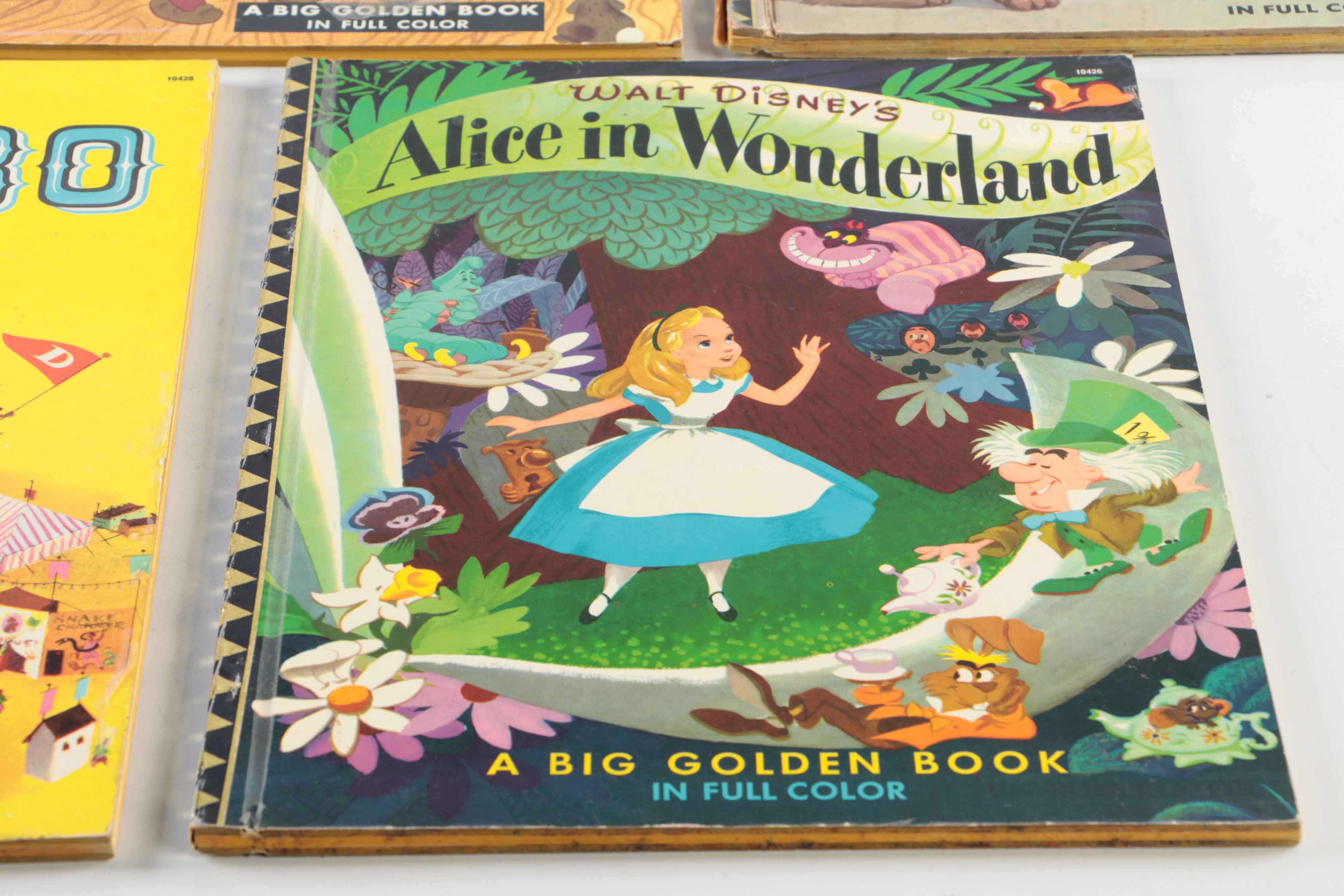 "Cinderella," "Bambi," and More Walt Disney Big Golden Books, Mid-20th Century