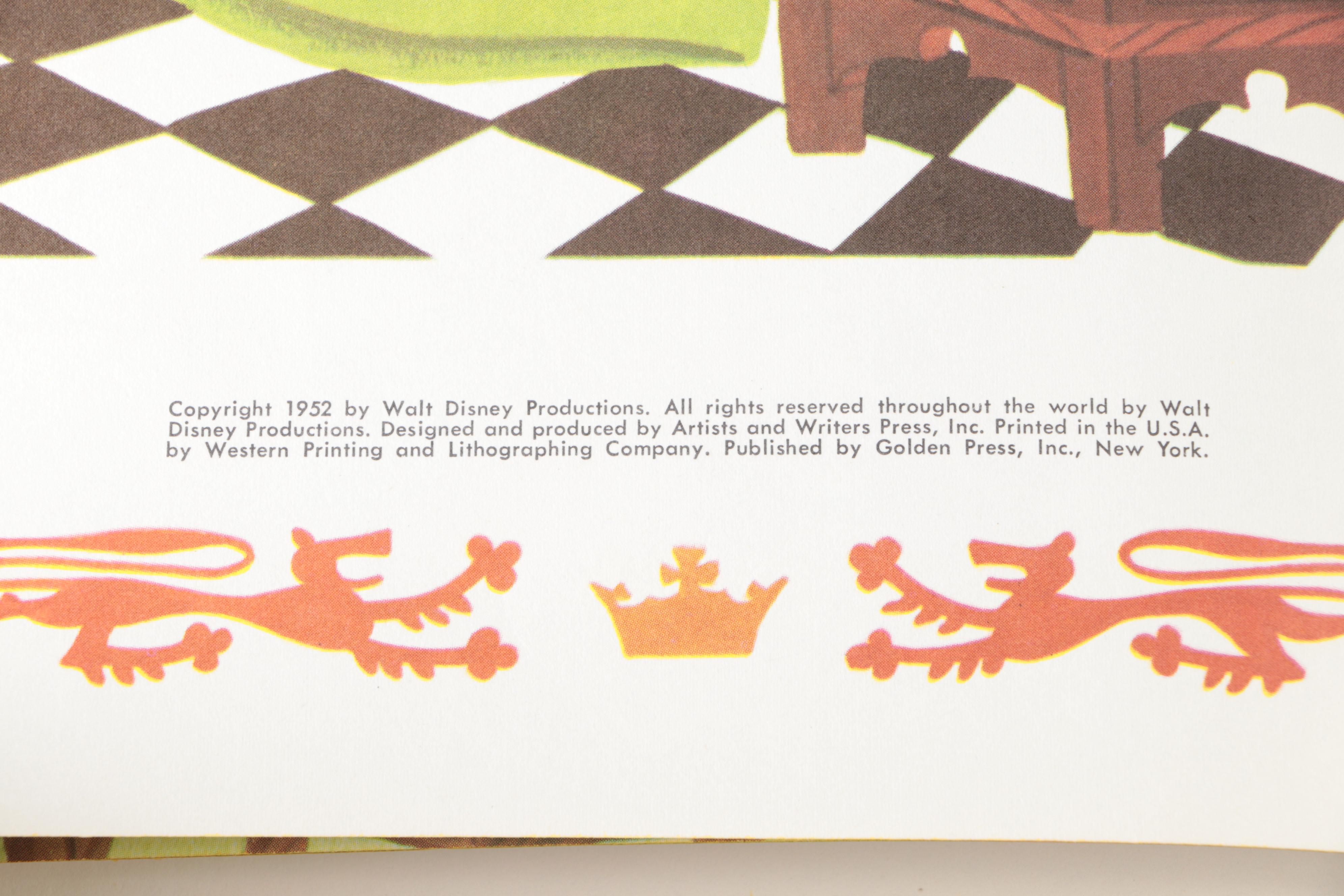 "Cinderella," "Bambi," and More Walt Disney Big Golden Books, Mid-20th Century