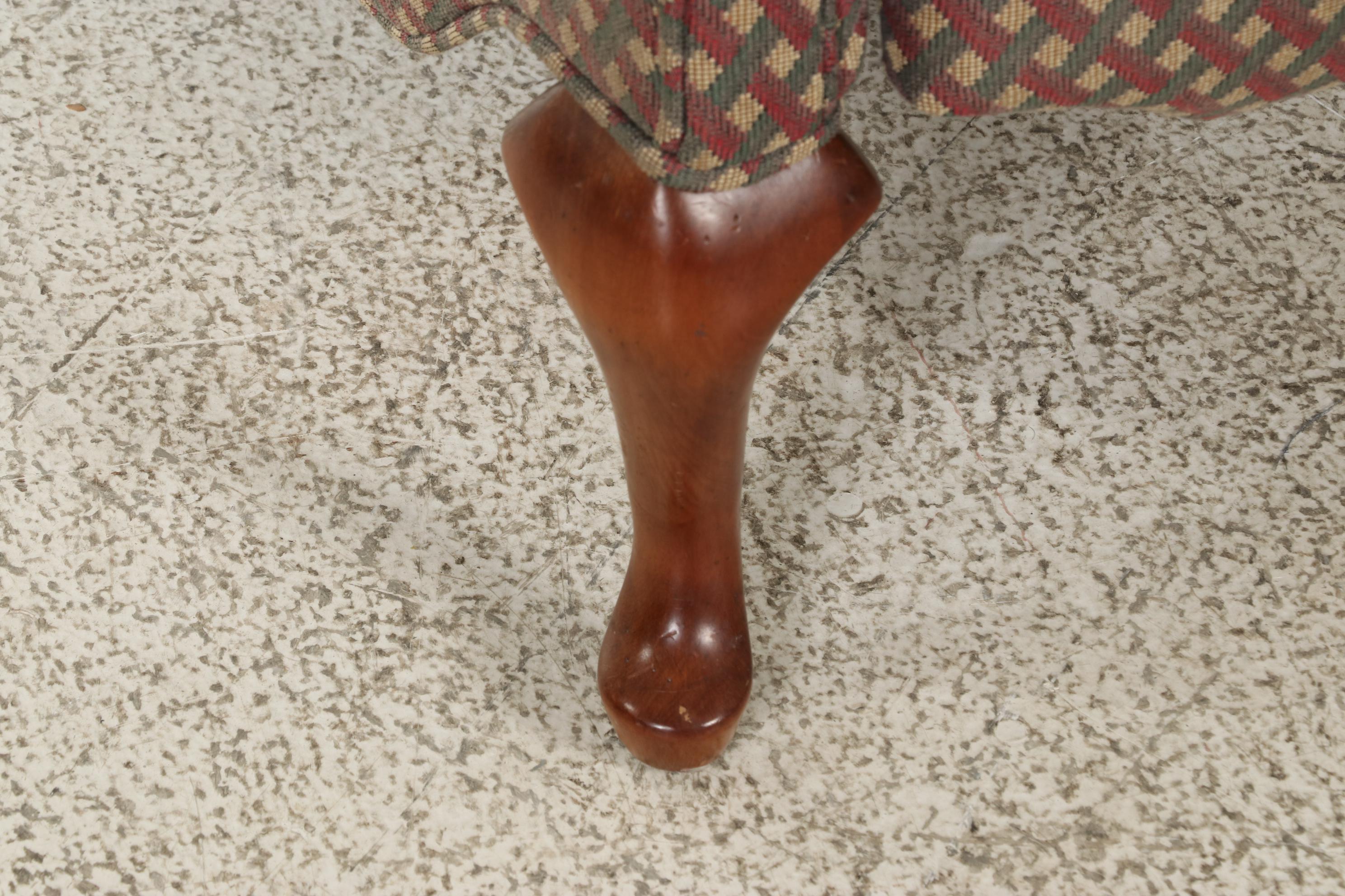 Ethan Allen Upholstered Wingback Recliner