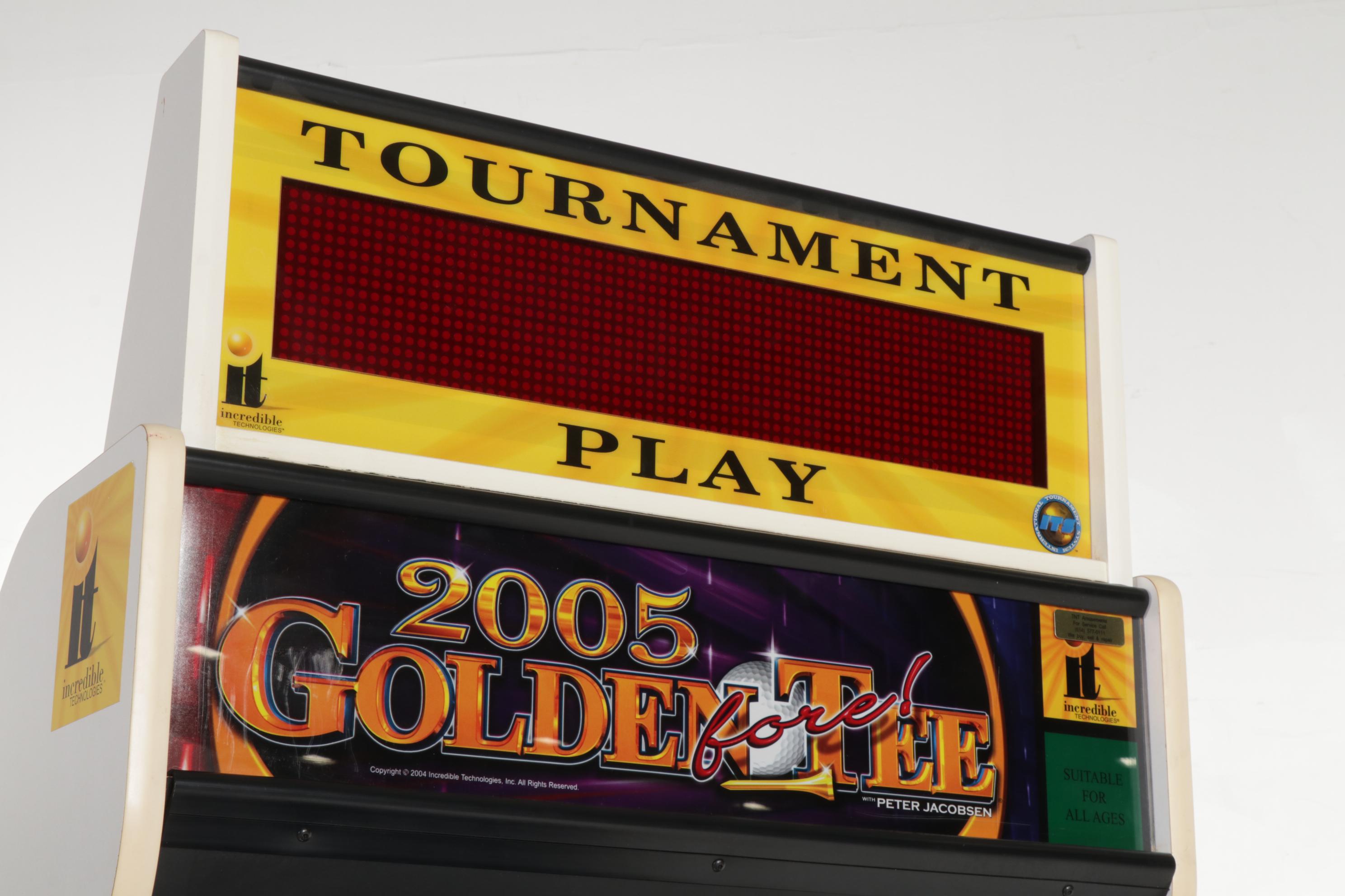 "2005 Golden Tee" Golf Arcade Game by Incredible Technologies