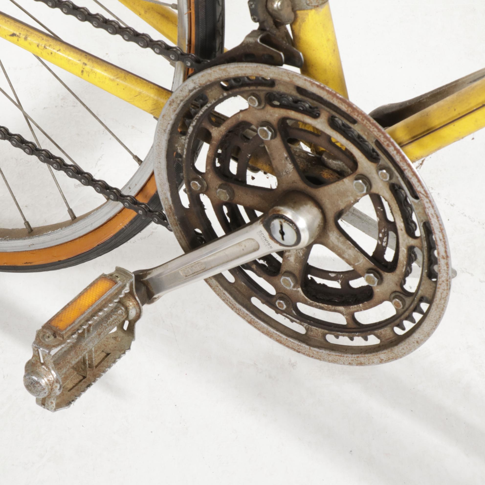 Two Schwinn "Le Tour" Road Bicycles with Rear Cargo Racks, 1970s