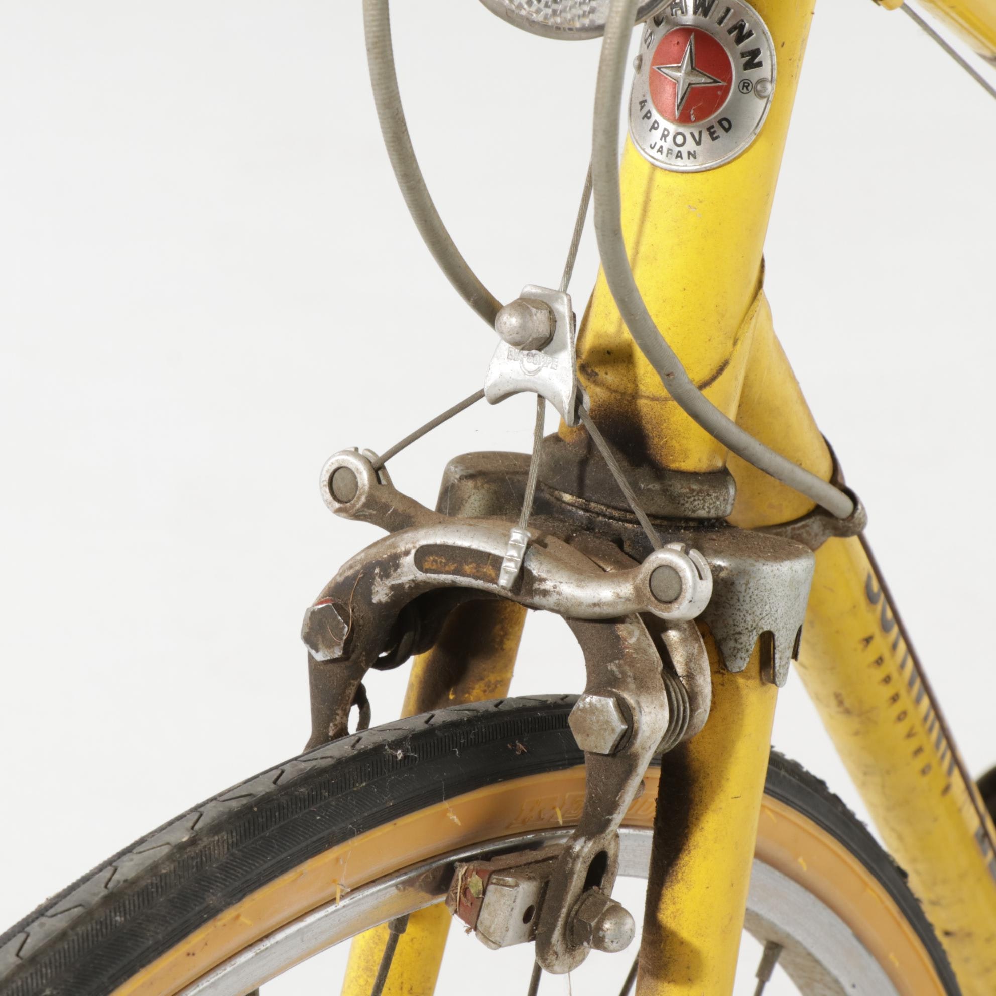 Two Schwinn "Le Tour" Road Bicycles with Rear Cargo Racks, 1970s