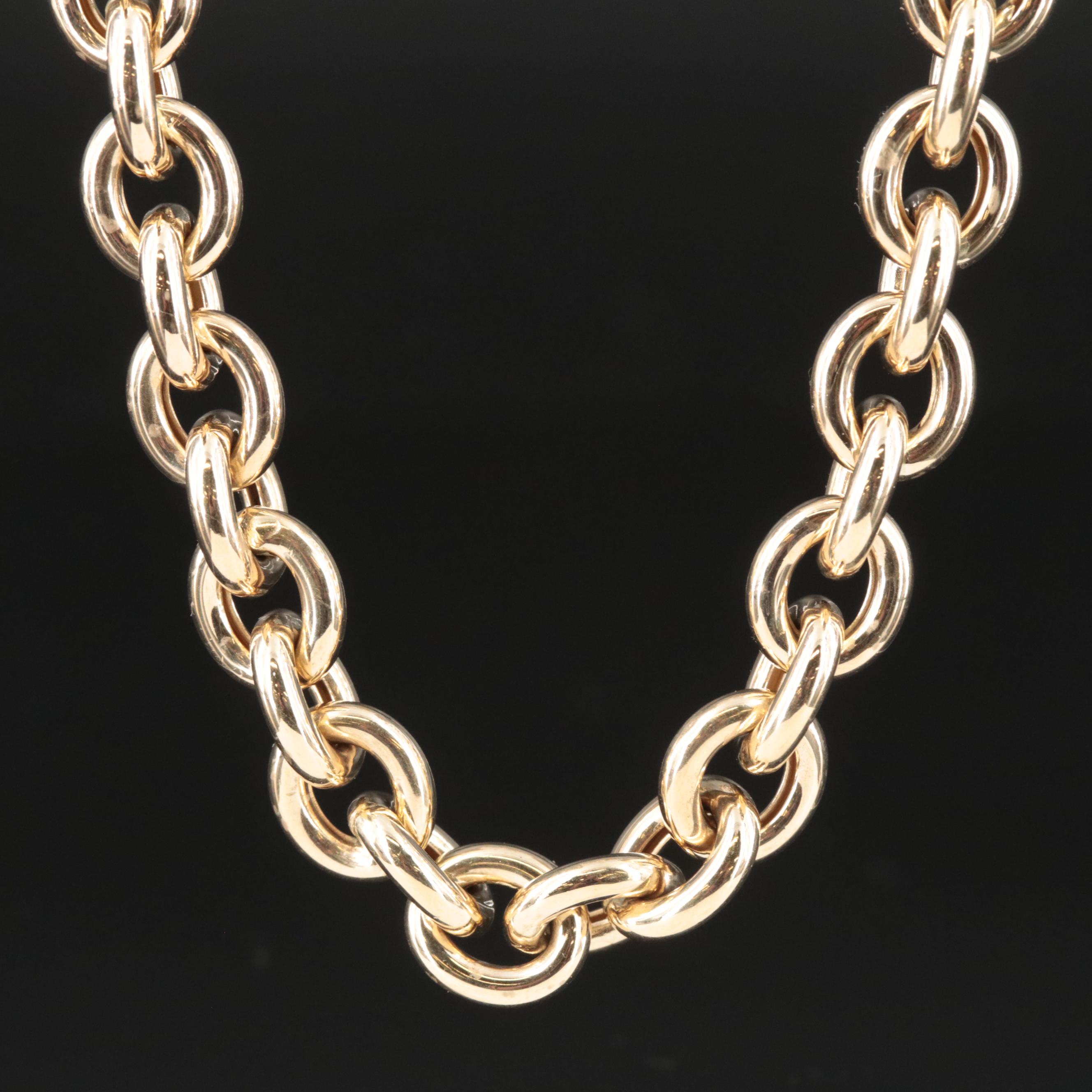 14K Toggle Necklace