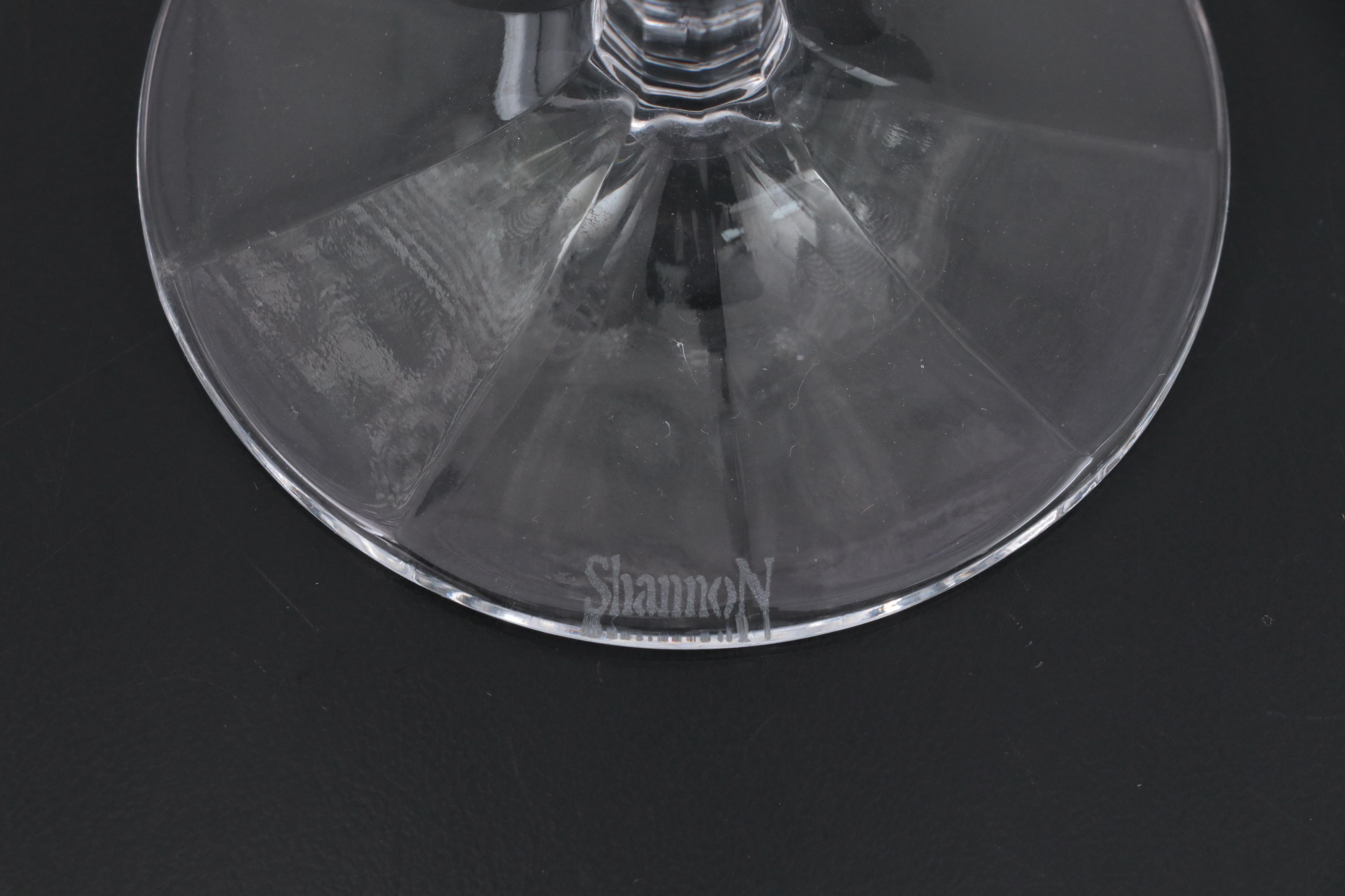 Shannon Crystal "King Louis" Wine Glasses