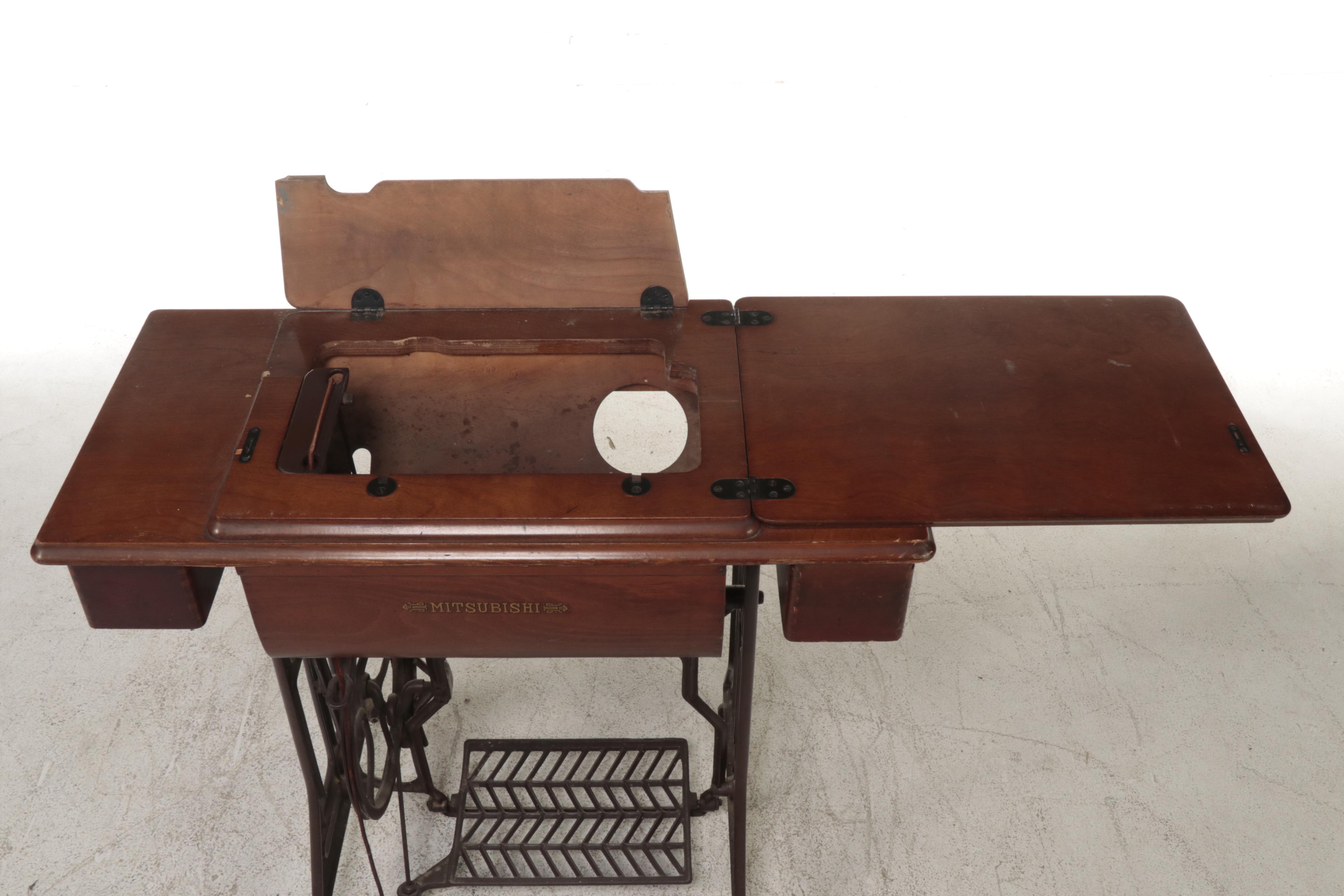 Mitsubishi Treadle Sewing Machine Table