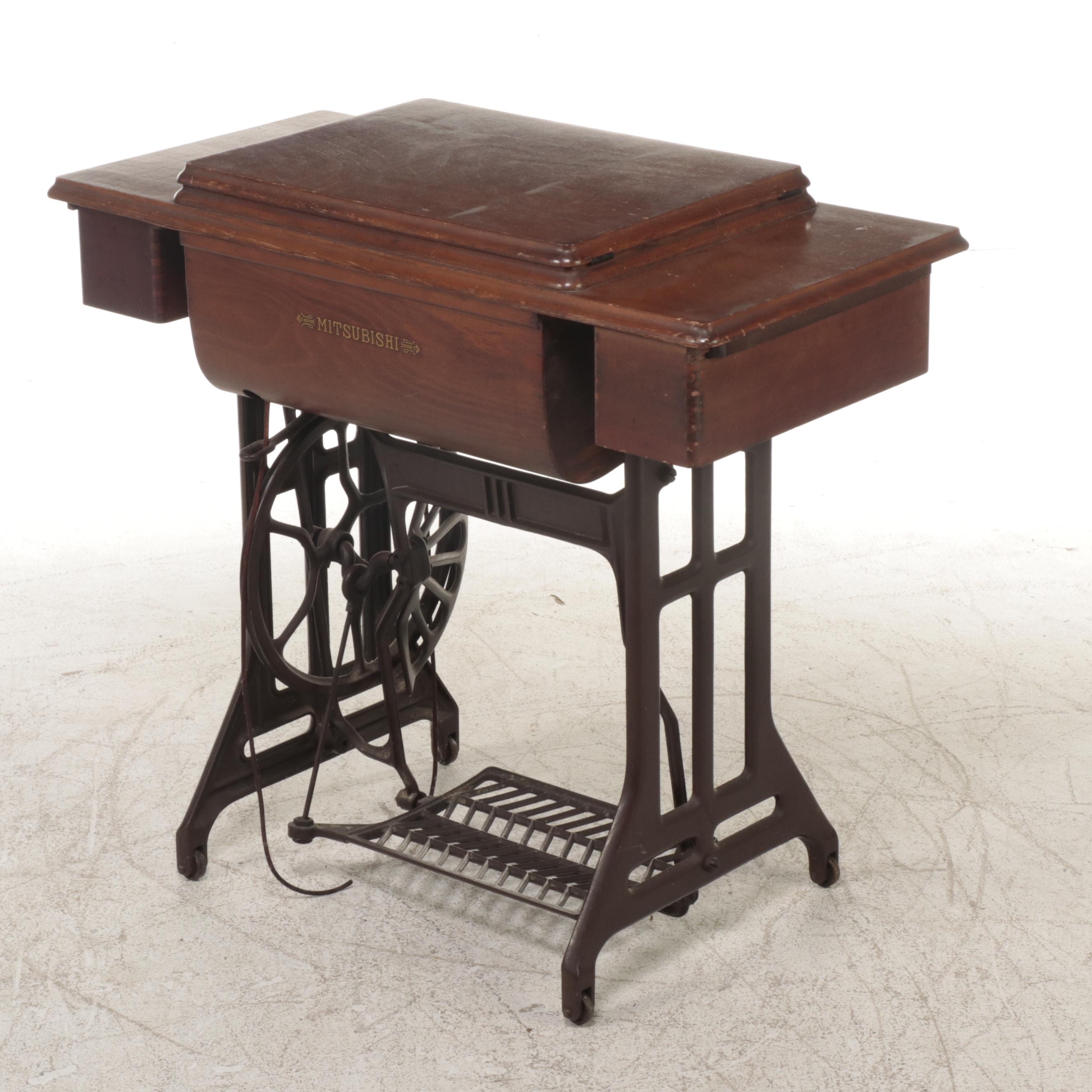 Mitsubishi Treadle Sewing Machine Table