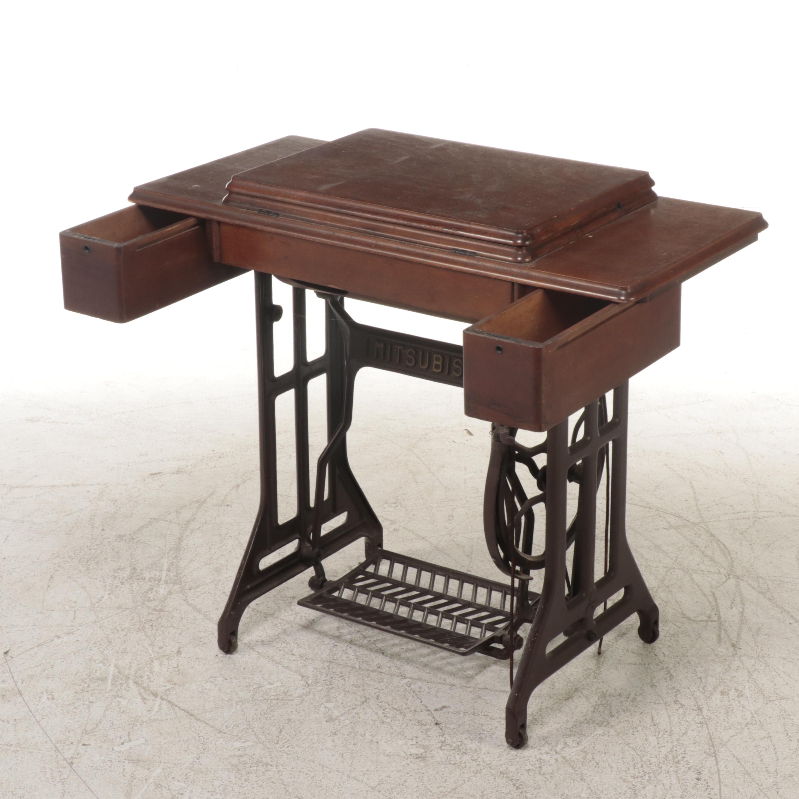 Mitsubishi Treadle Sewing Machine Table