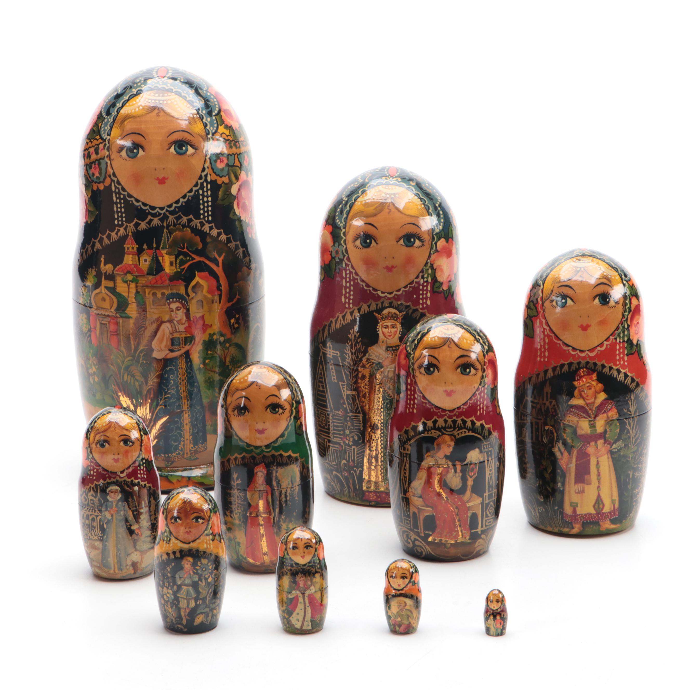 Russian Hand-Painted Matryoshka Doll