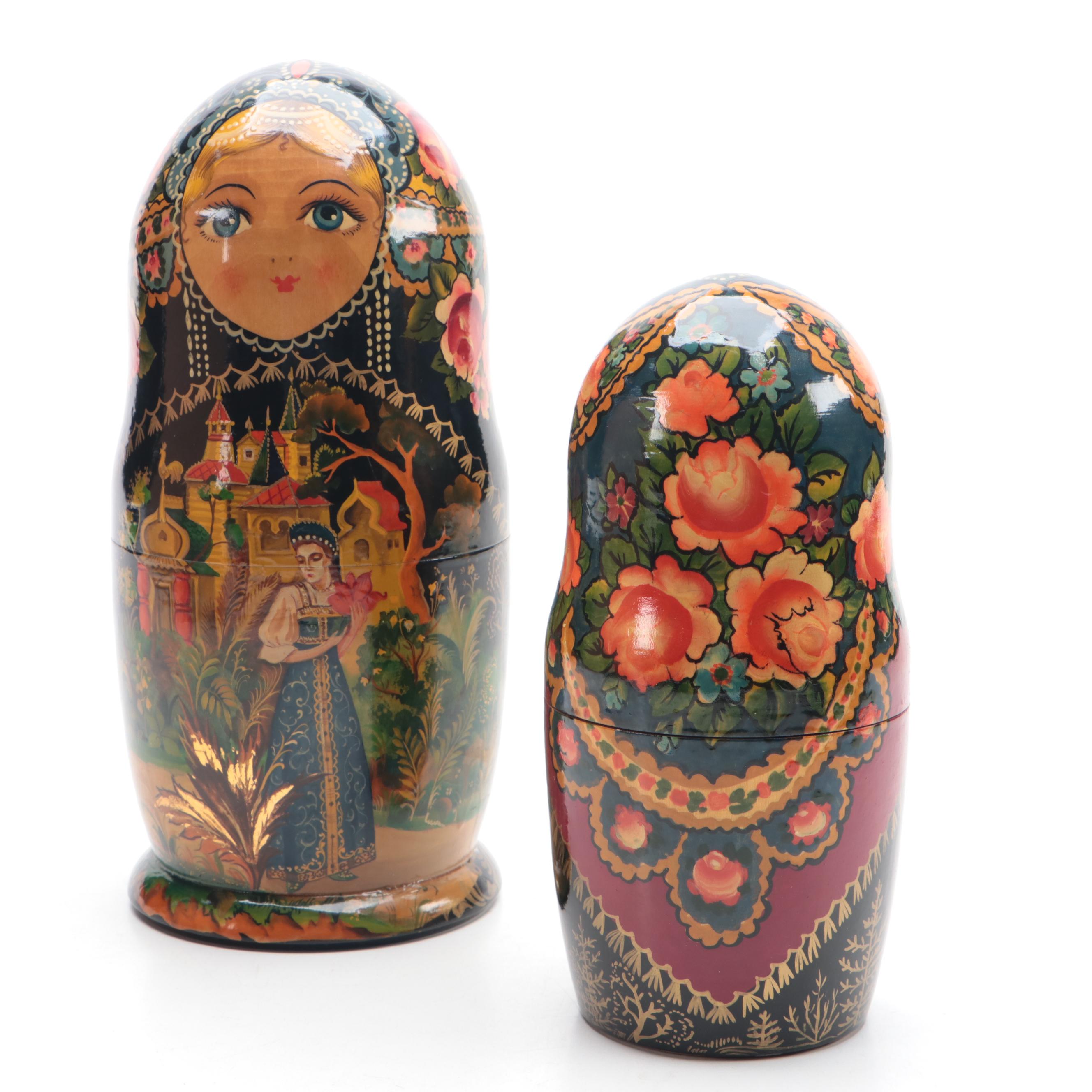 Russian Hand-Painted Matryoshka Doll