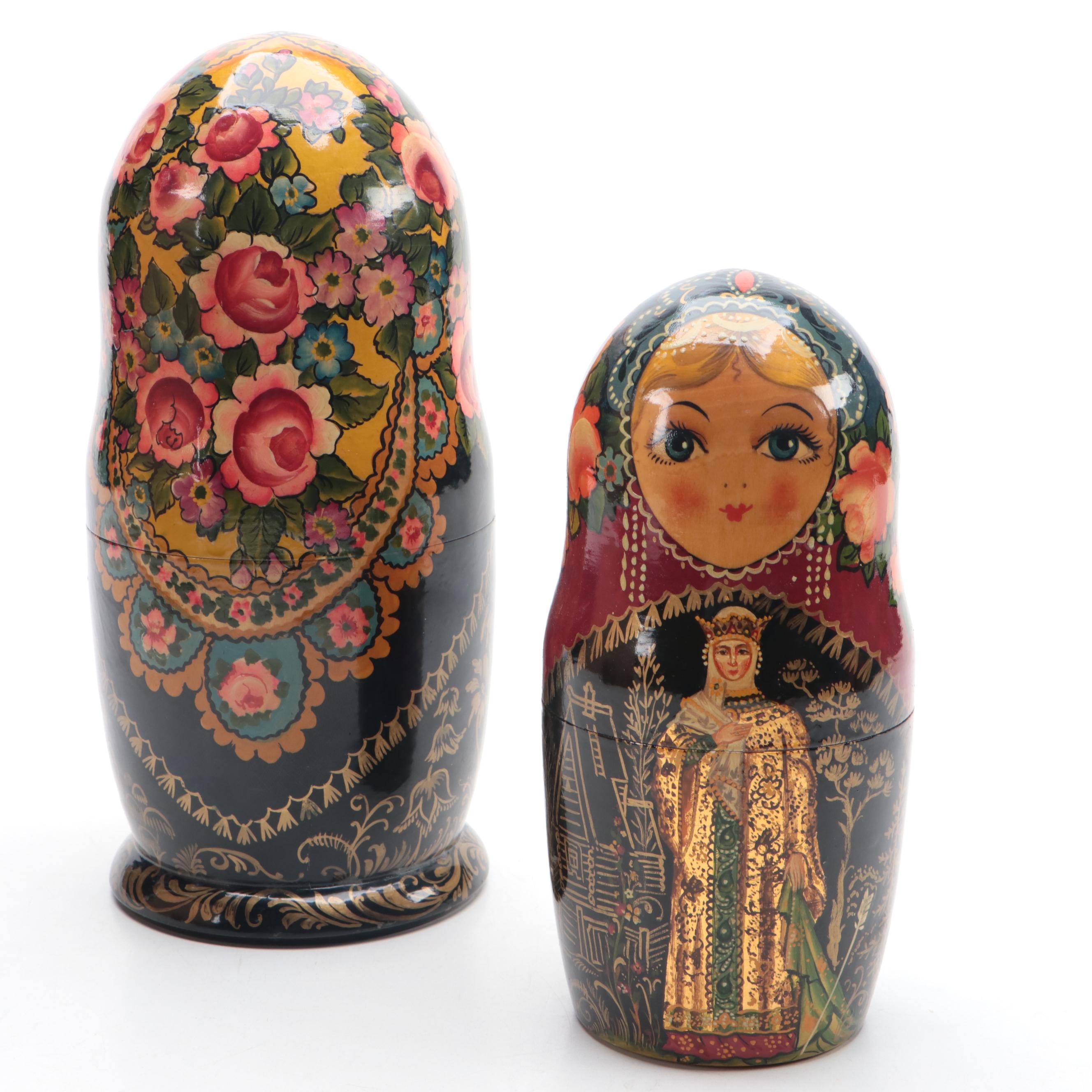 Russian Hand-Painted Matryoshka Doll