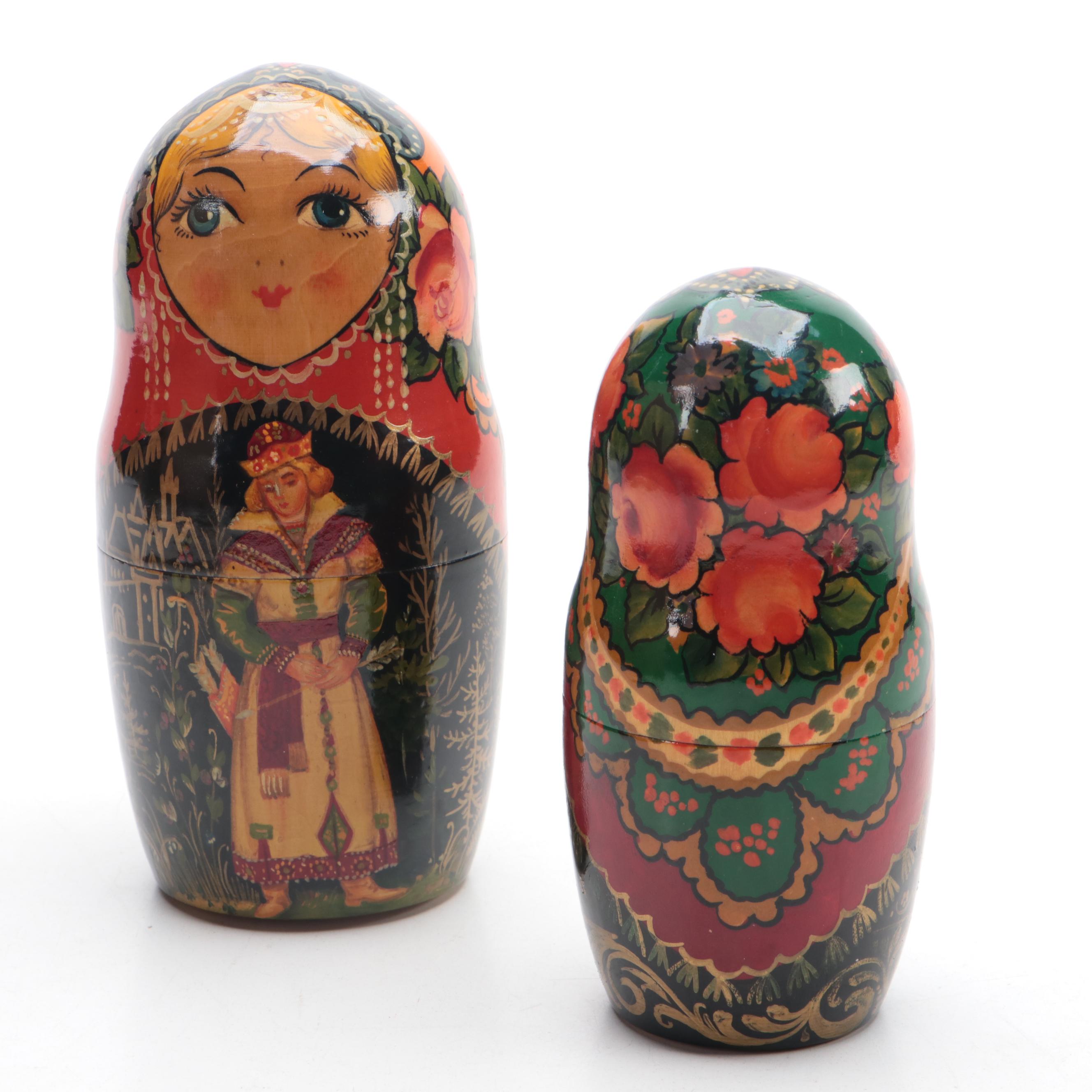 Russian Hand-Painted Matryoshka Doll