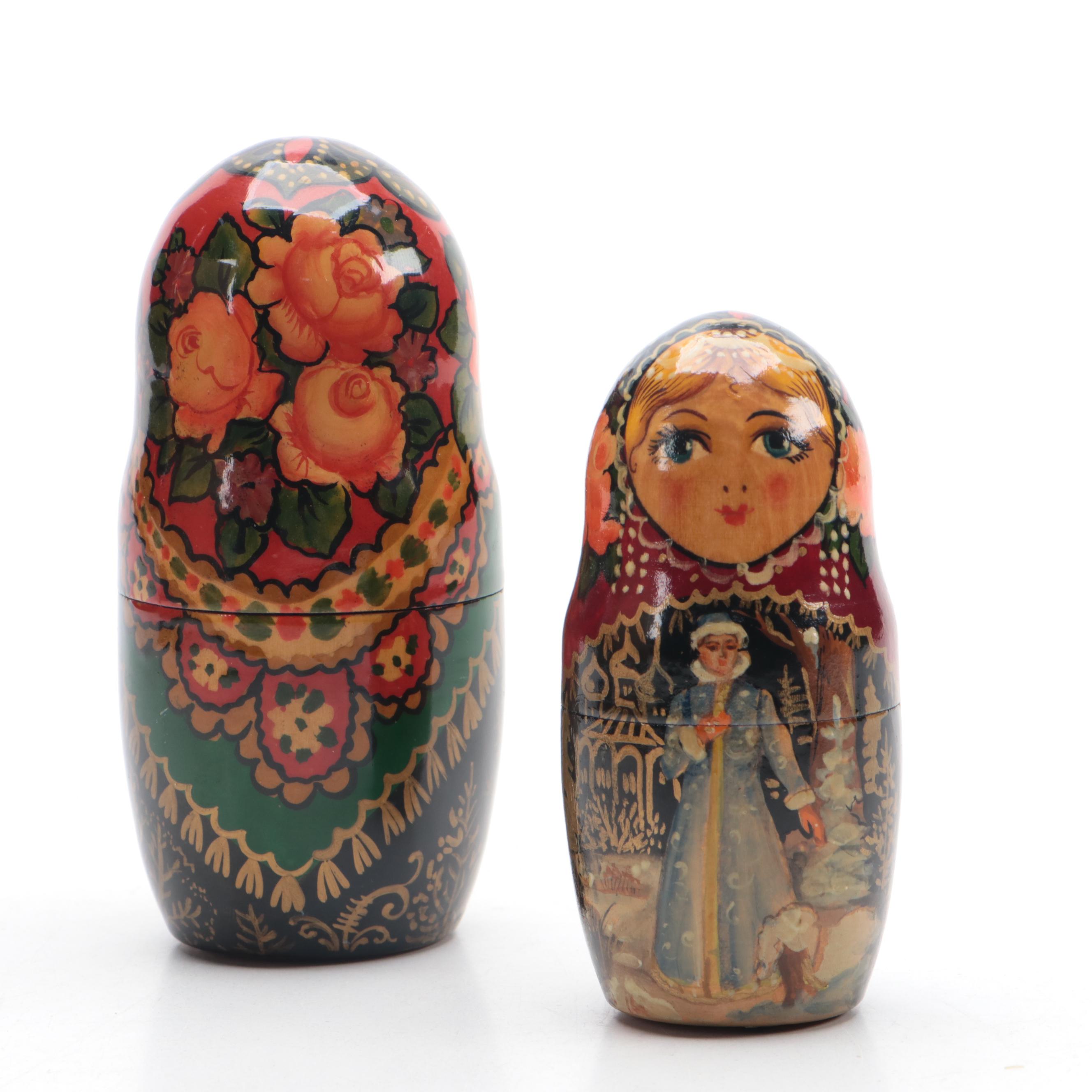 Russian Hand-Painted Matryoshka Doll