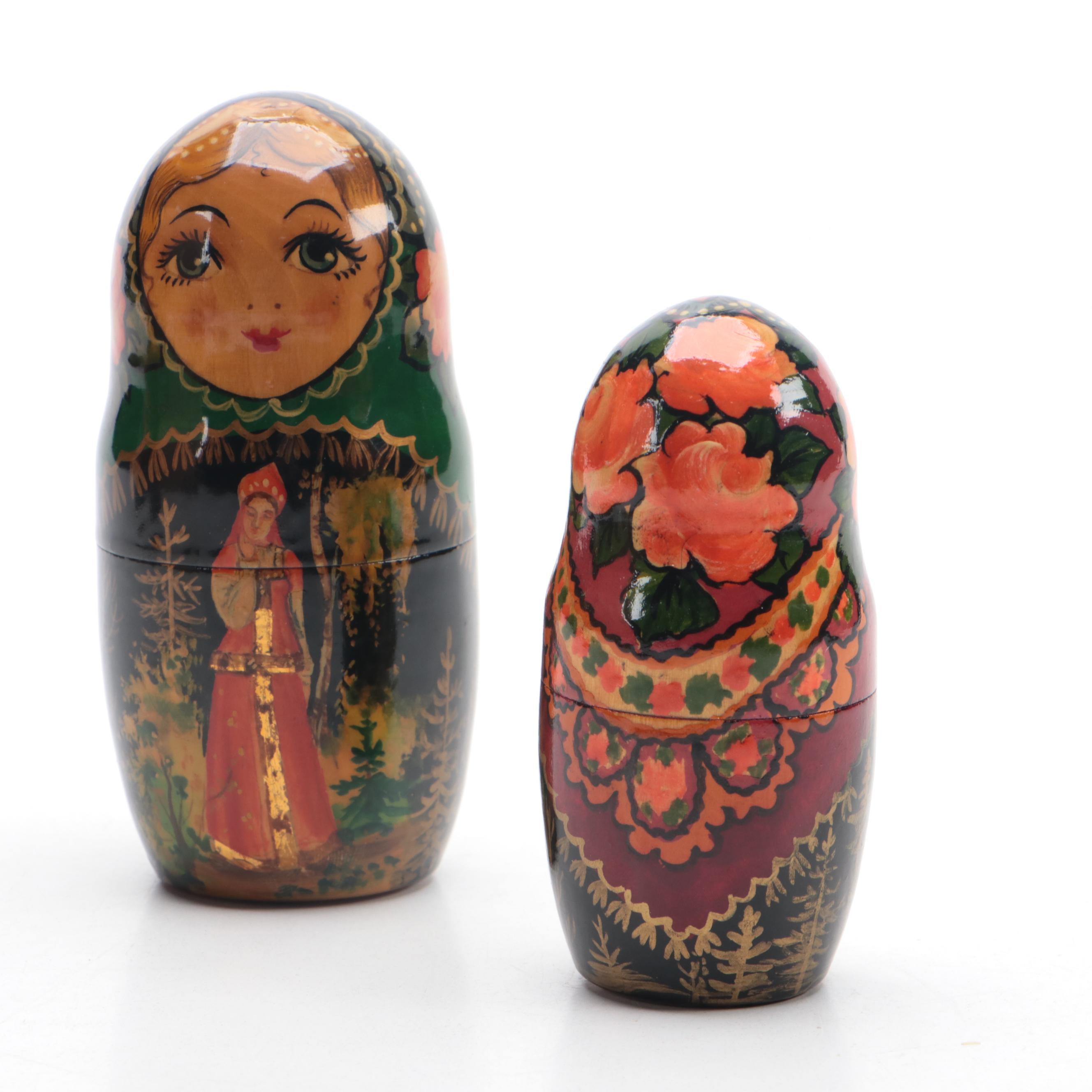 Russian Hand-Painted Matryoshka Doll