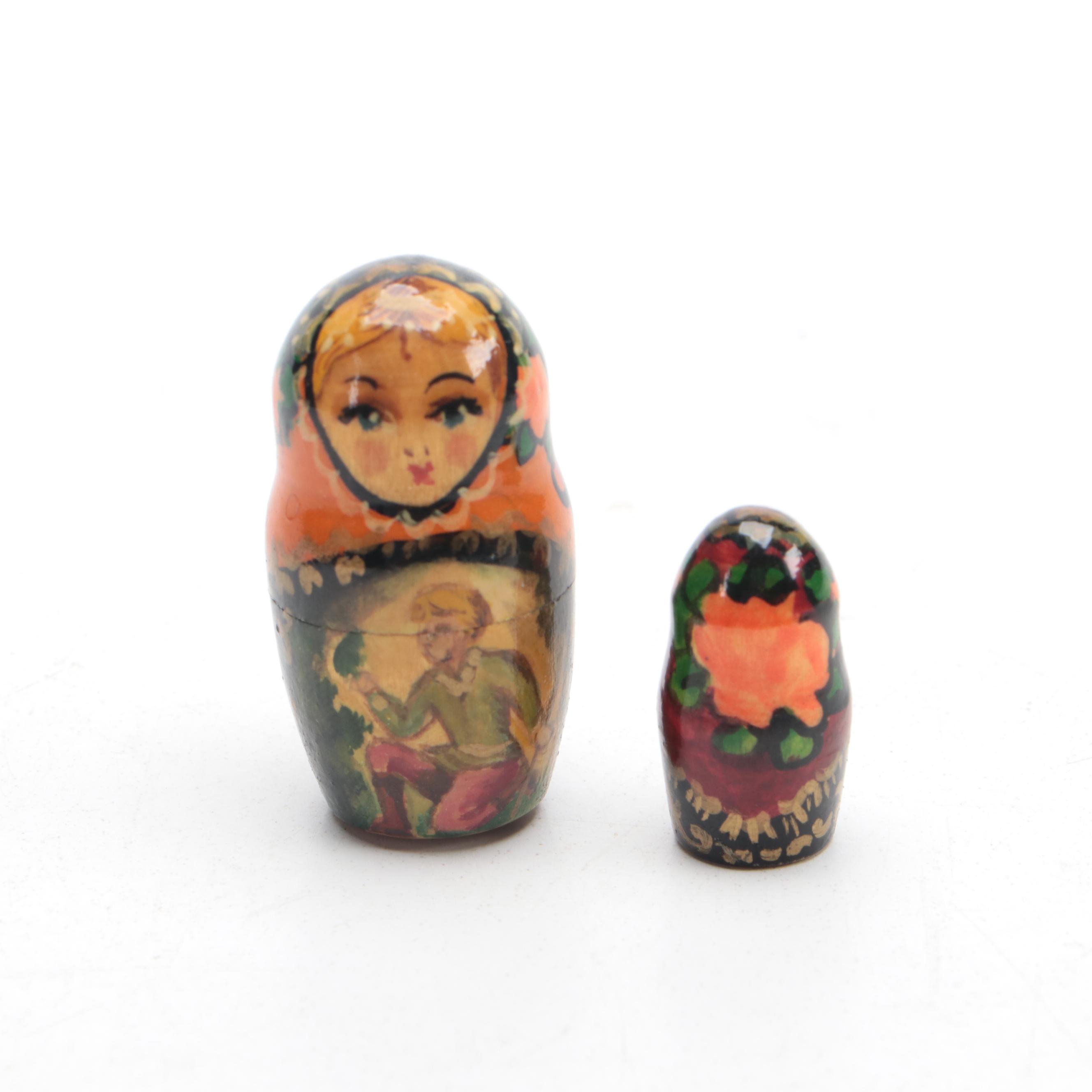 Russian Hand-Painted Matryoshka Doll