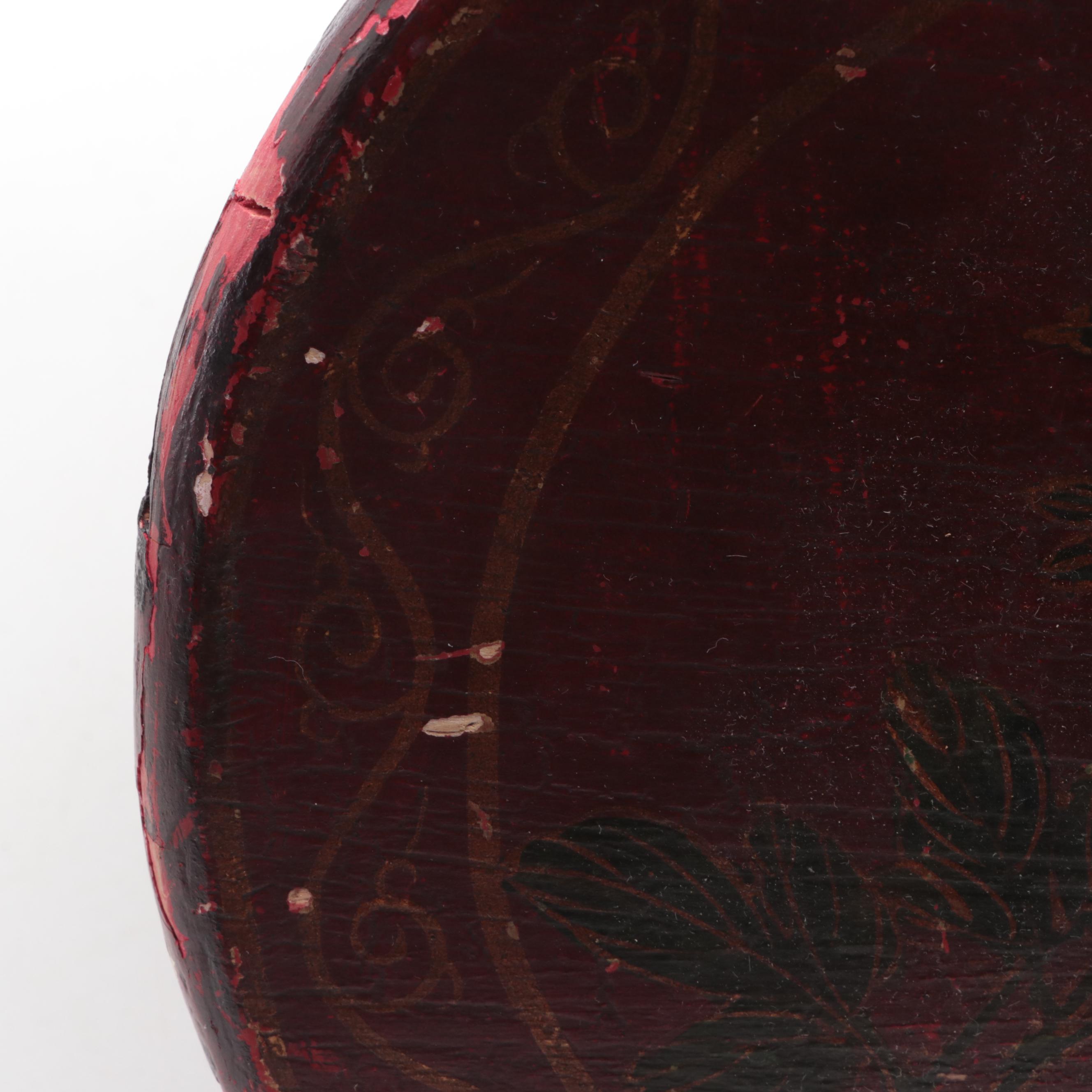 Painted East Asian Storage Box