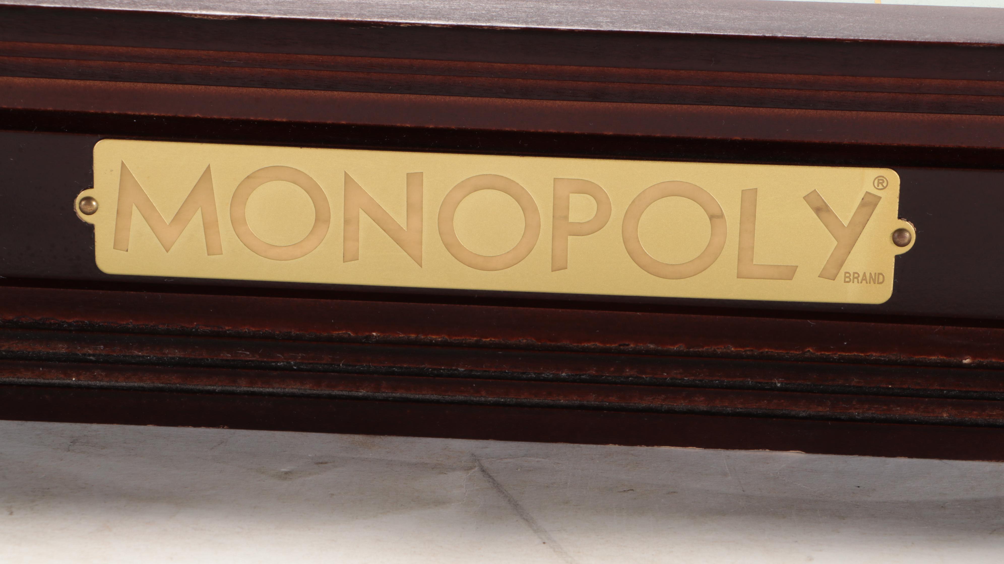 Wooden Monopoly Board Game