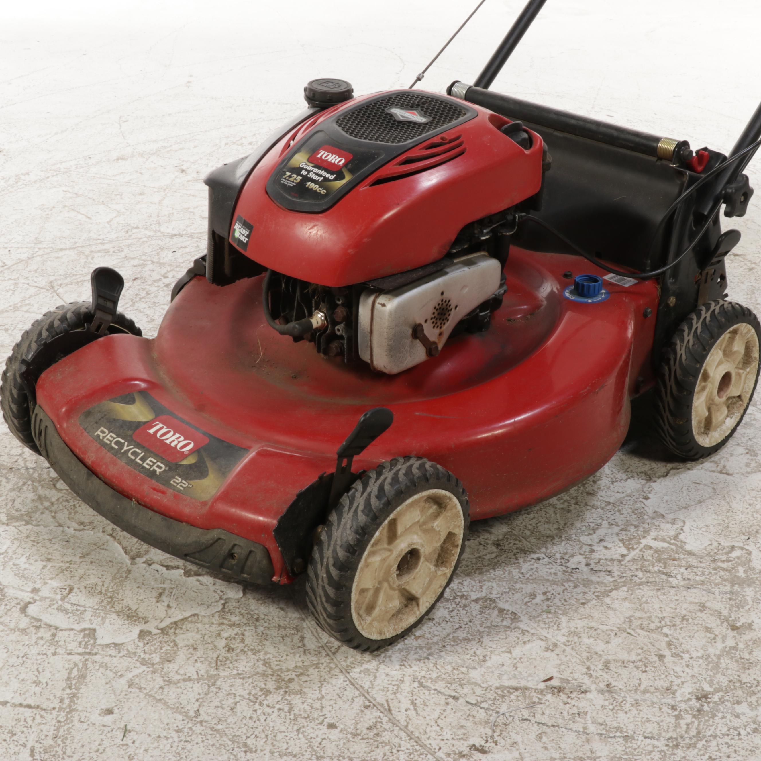 Toro Personal Pace Gas Powered Mower With Bag