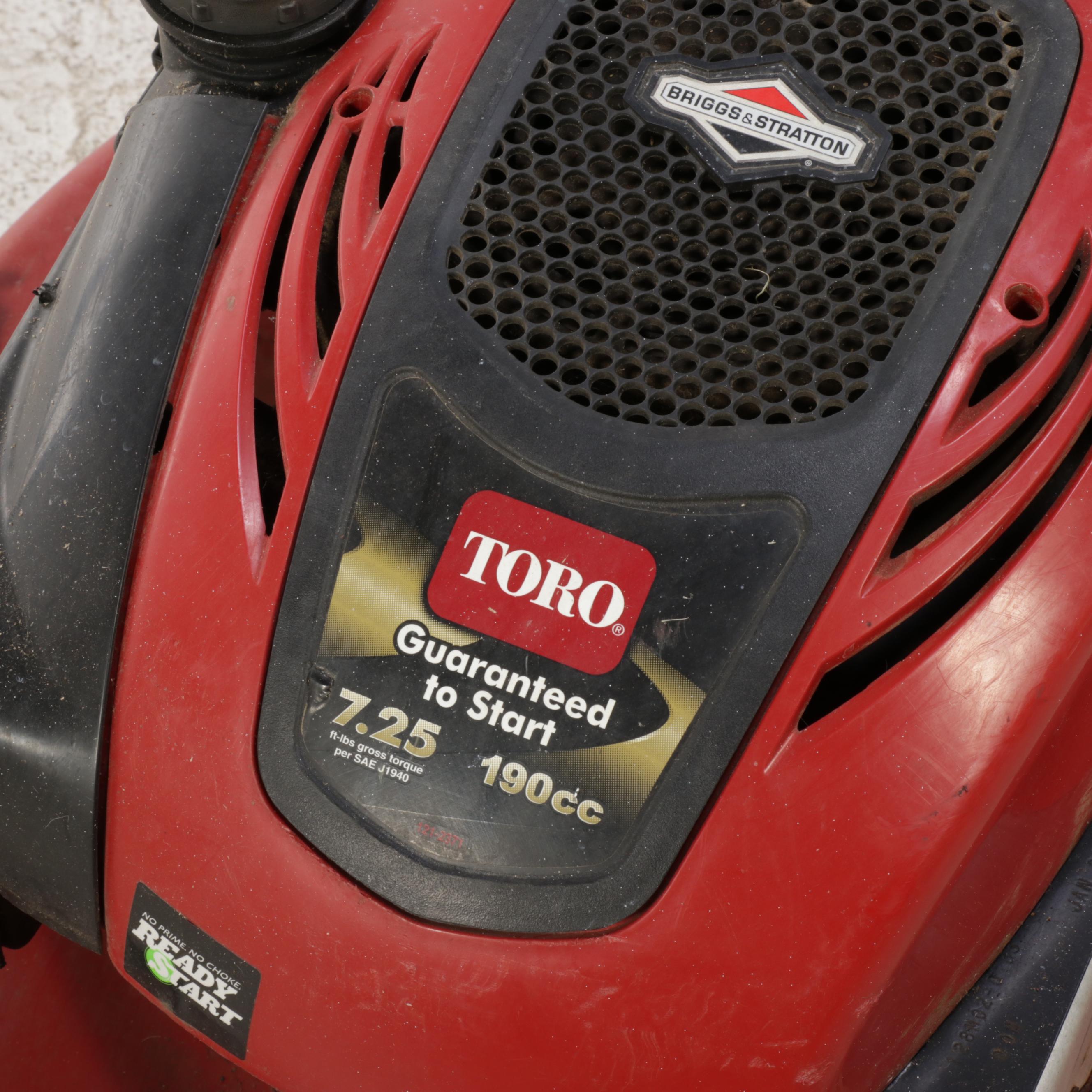 Toro Personal Pace Gas Powered Mower With Bag