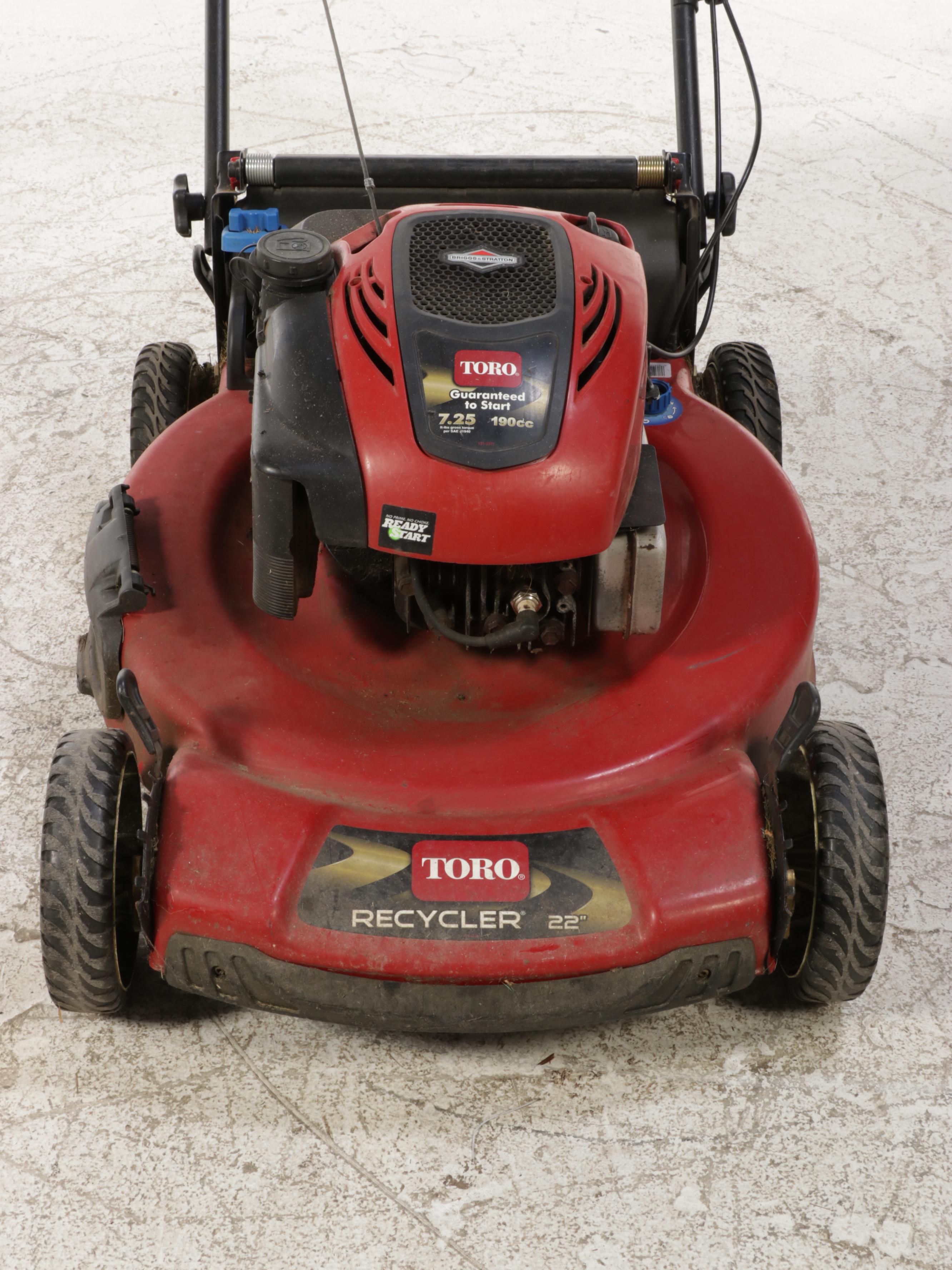 Toro Personal Pace Gas Powered Mower With Bag