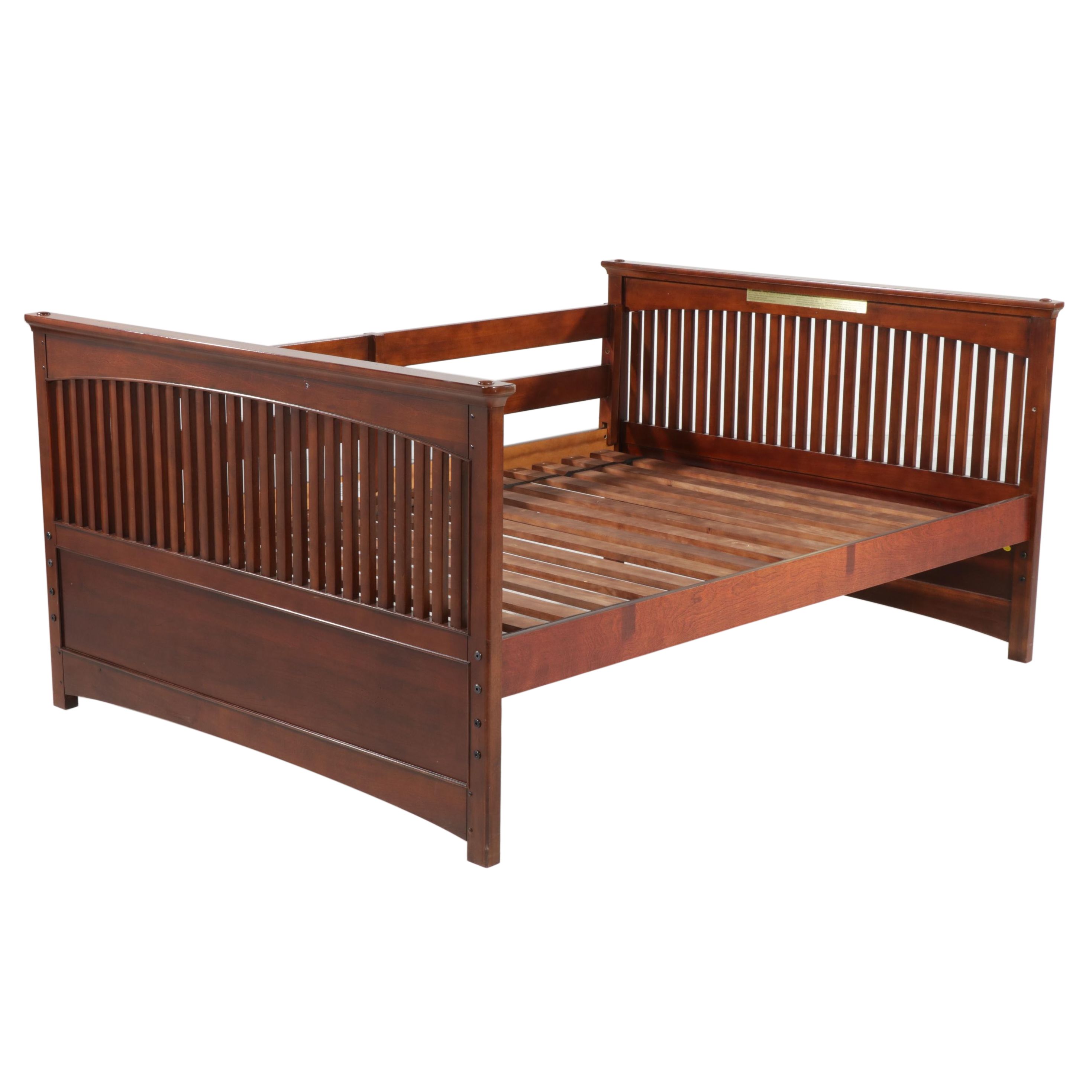 Lea Industries Mission Style Full-over-Full Bunk Beds with Storage Drawer