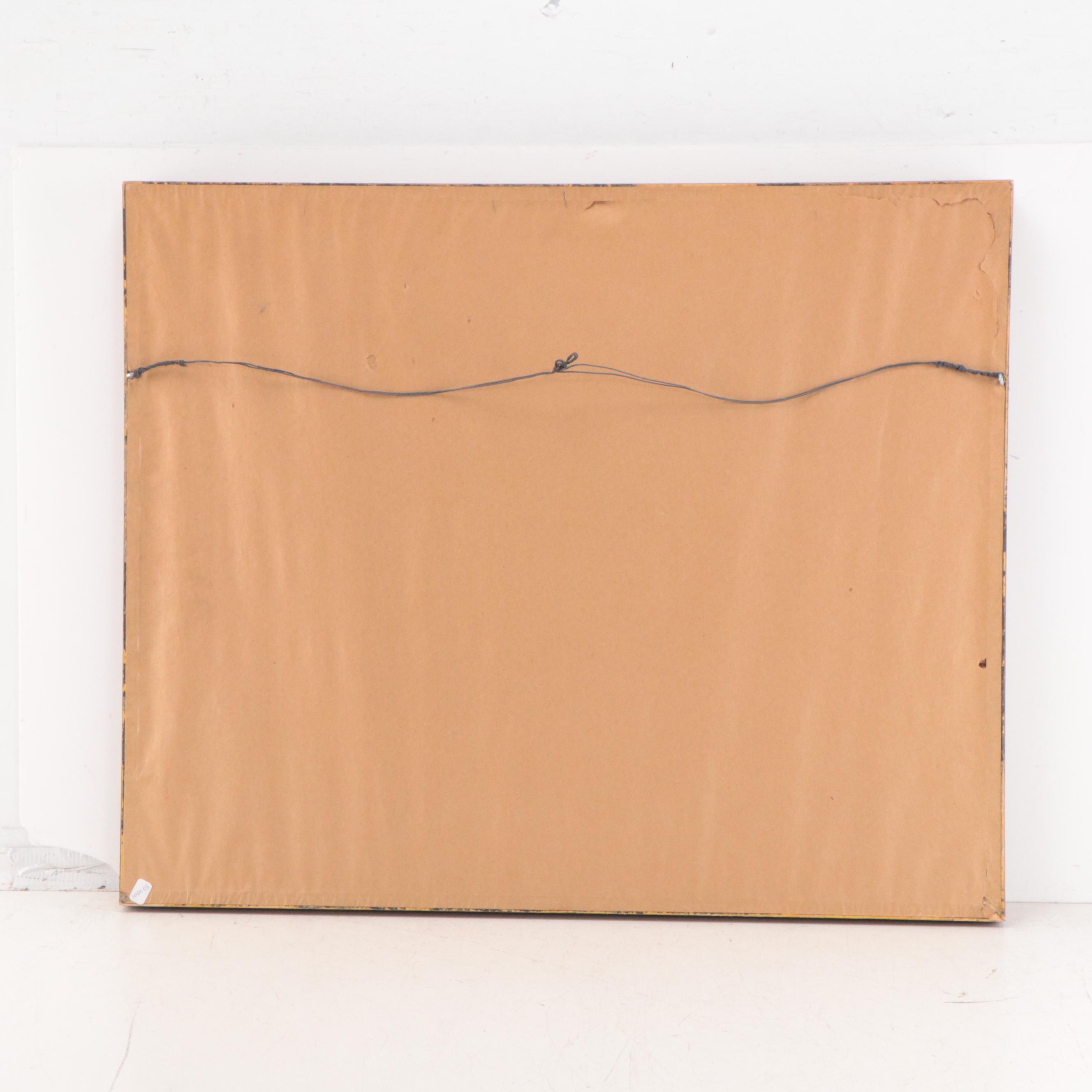 Betty Howard Watercolor Painting of Landscape With Church