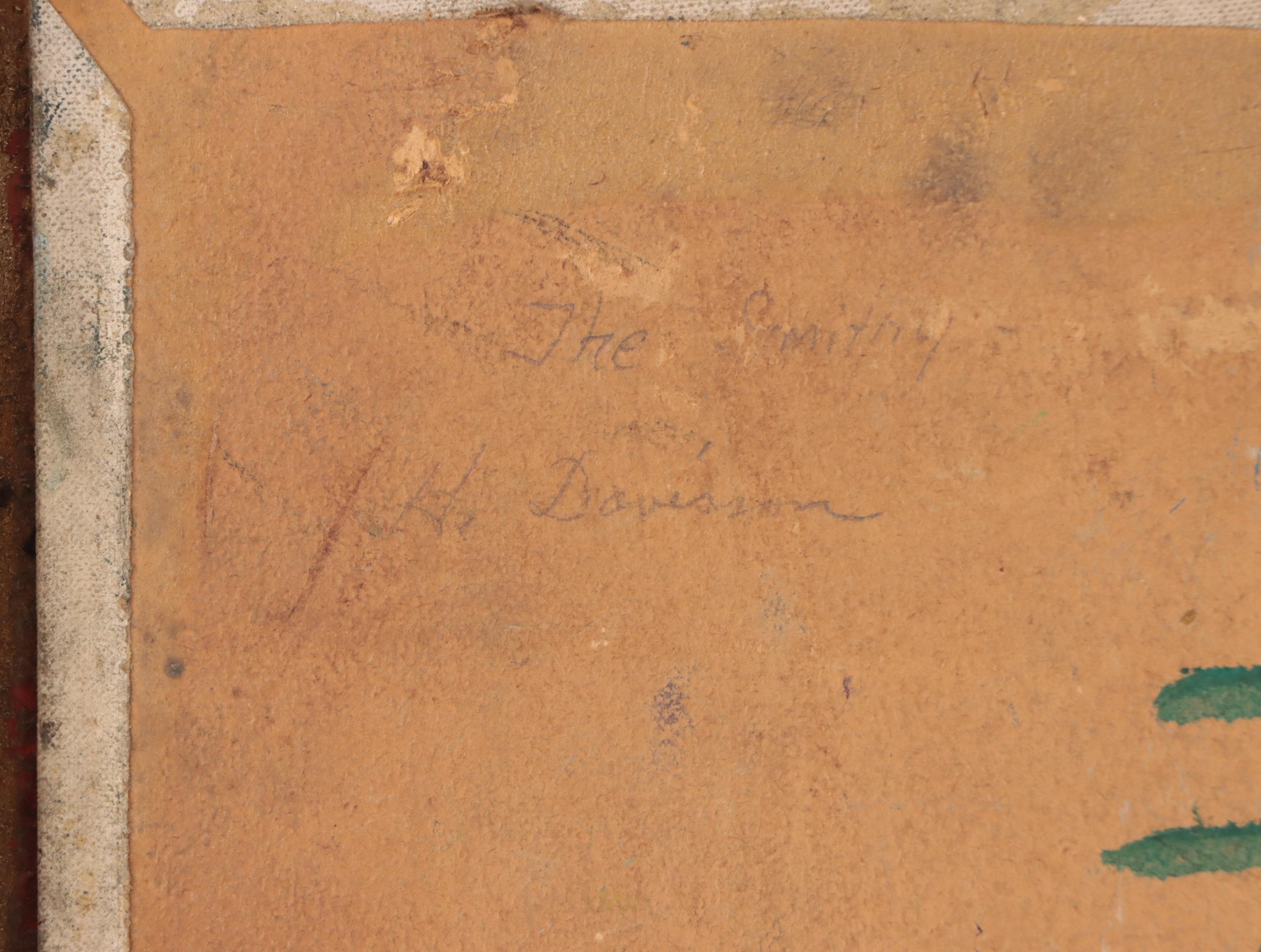 Homer Gordon Davisson Landscape Oil Painting "The Smithy"