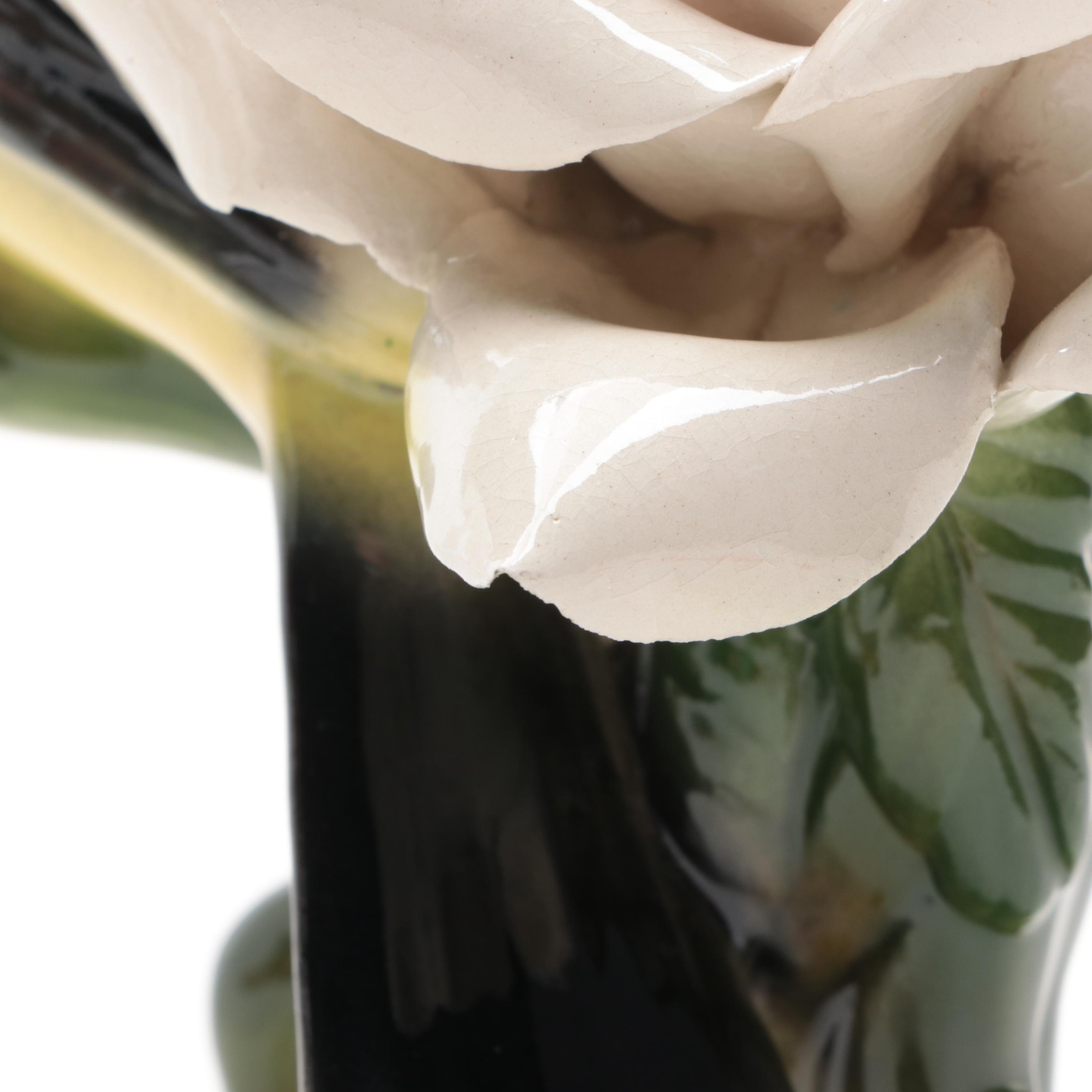 Hummingbird Figurine with Other Ceramic Birds Figurine