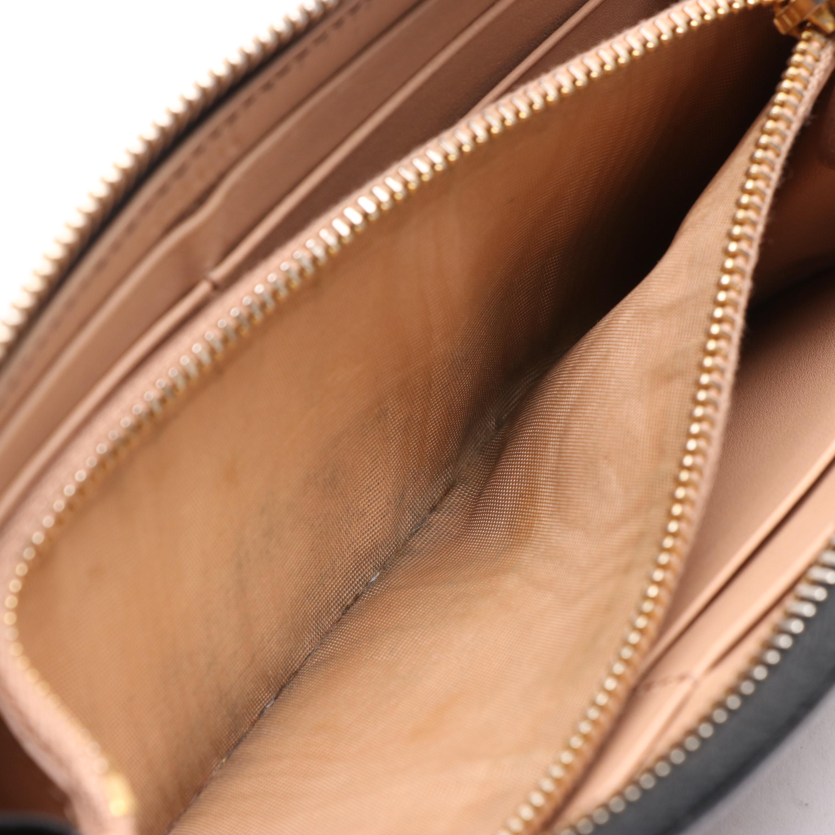 Prada Bow Leather Long Wallet