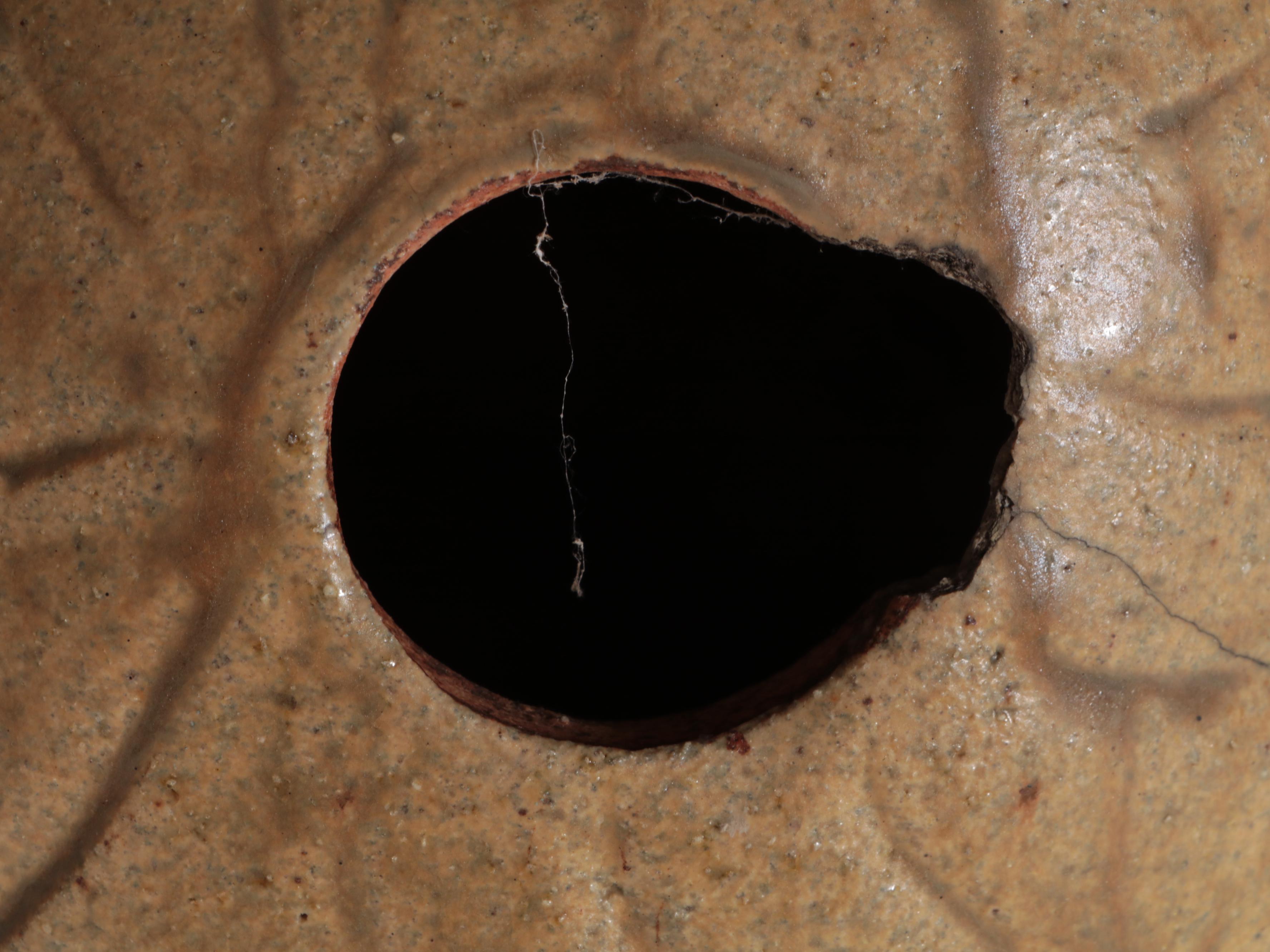 Japanese Tanuki Earthenware Figurine