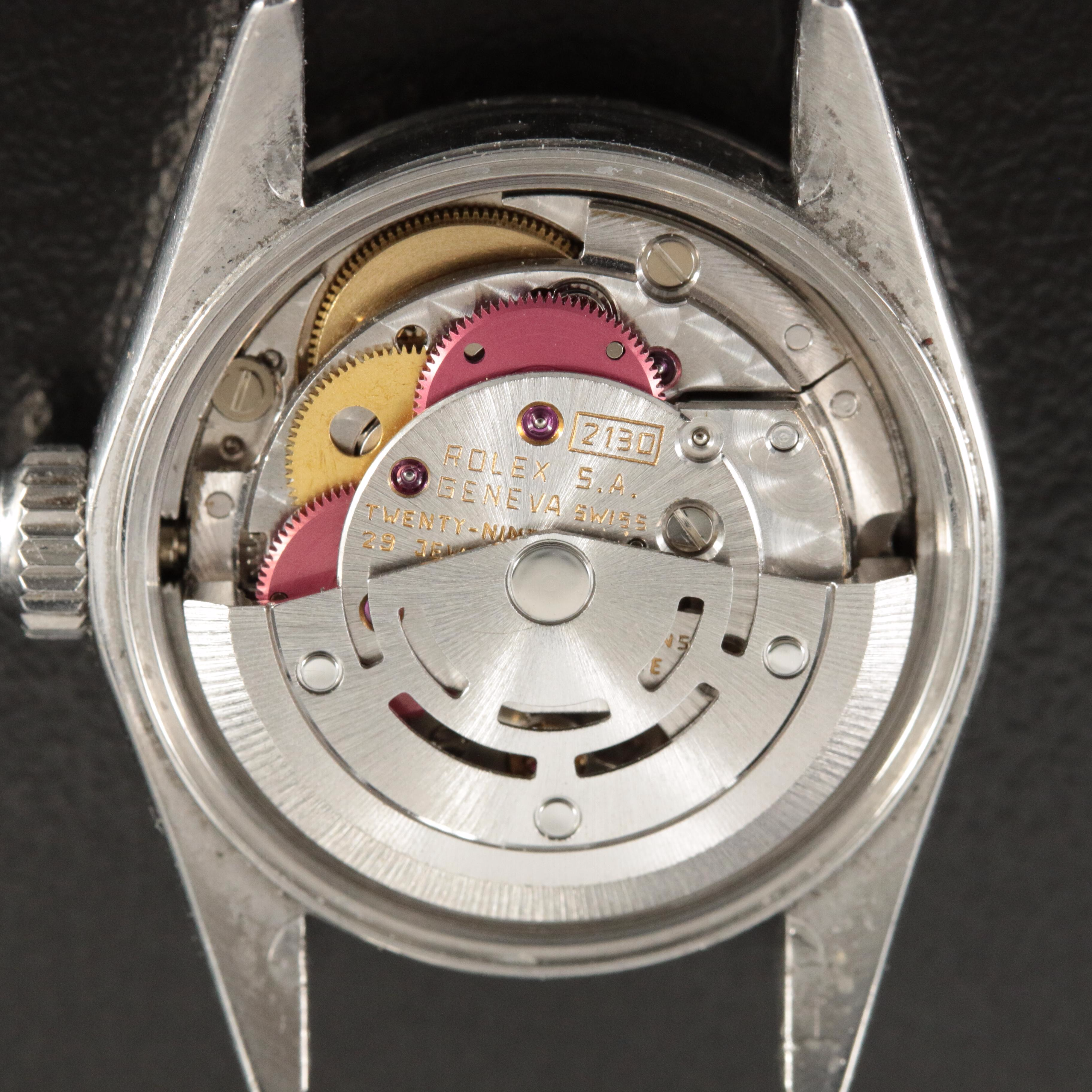 1996 Rolex Oyster Perpetual White Roman Dial Watch