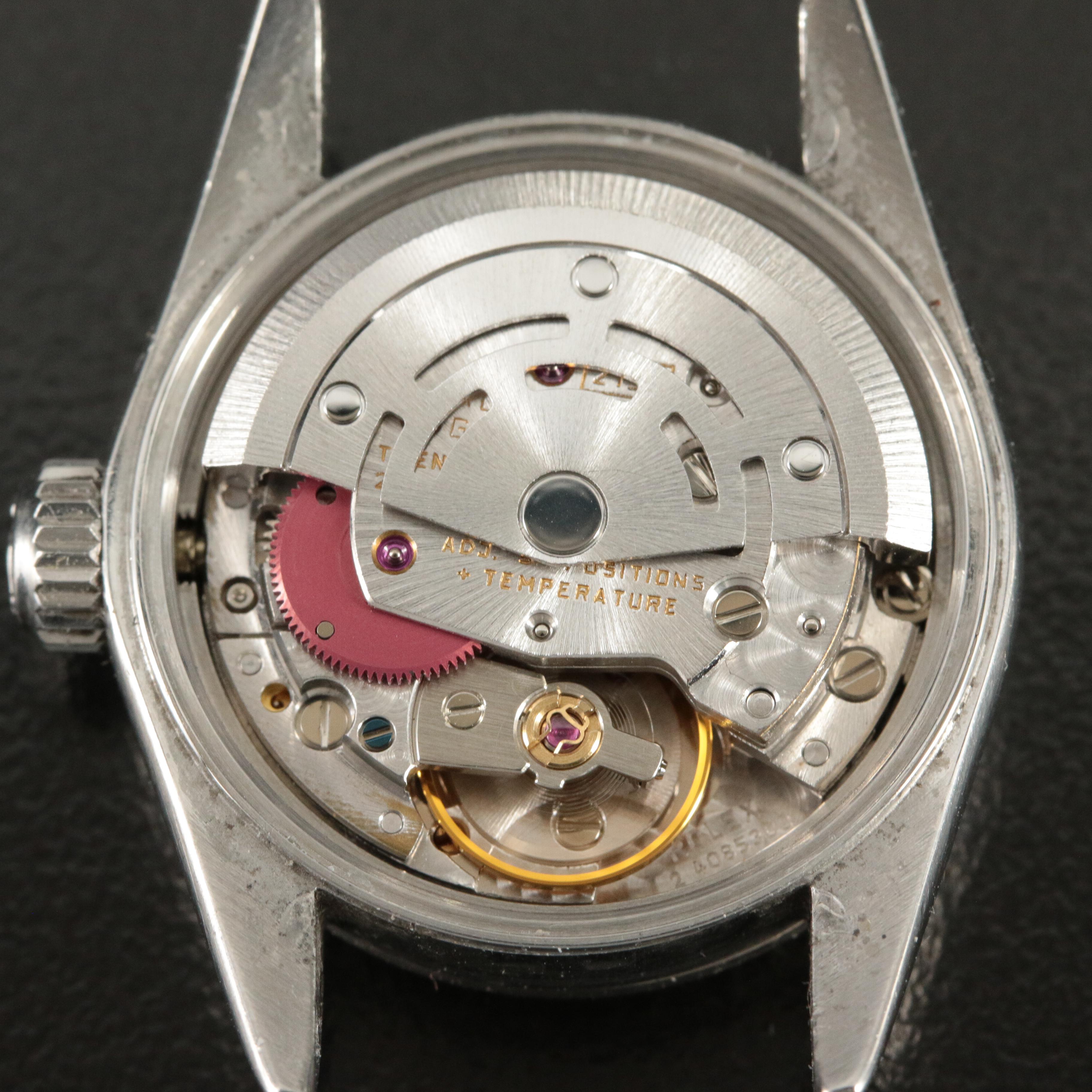 1996 Rolex Oyster Perpetual White Roman Dial Watch