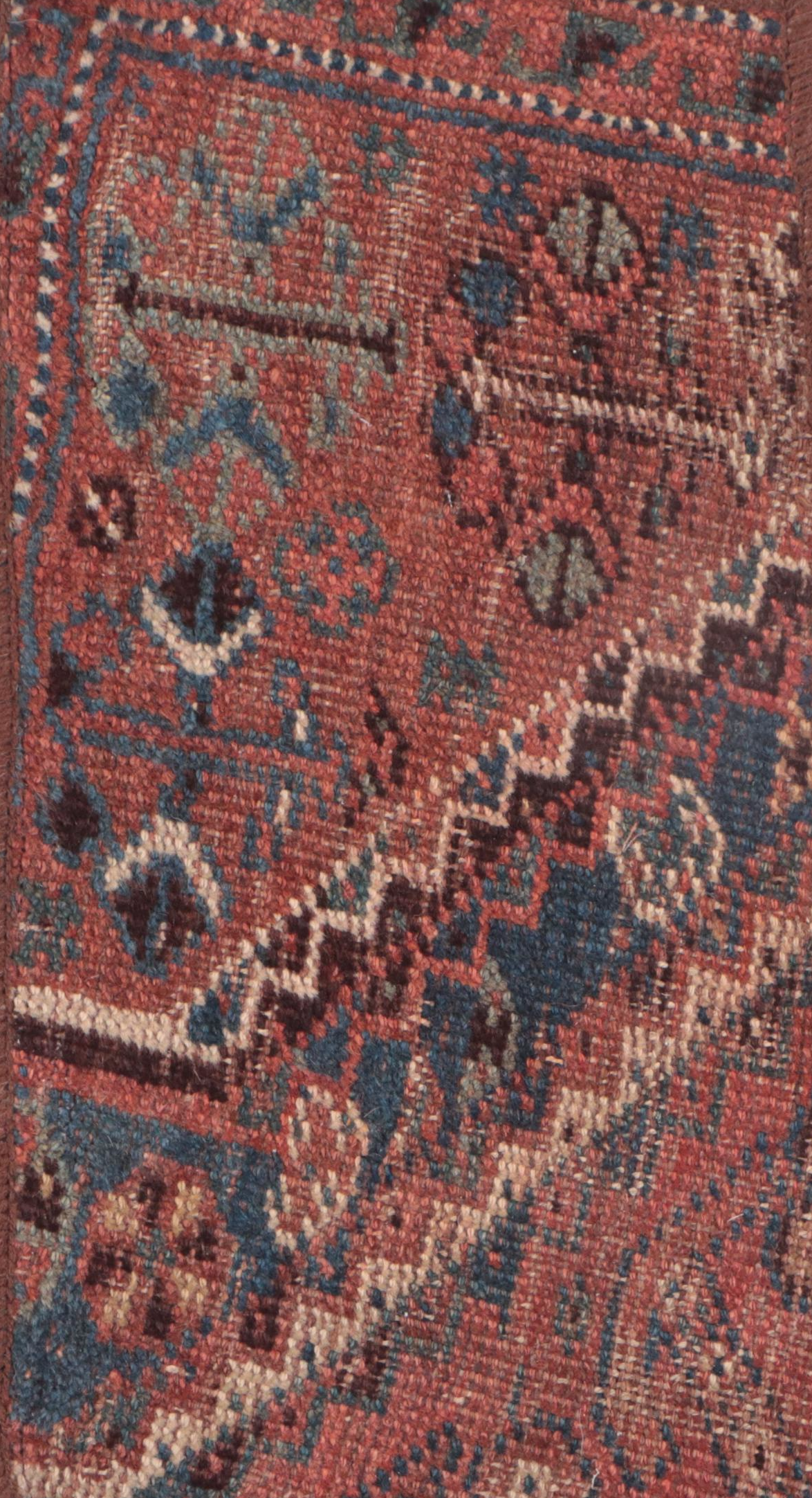 Hand-Knotted Persian Rug Faced Stocking