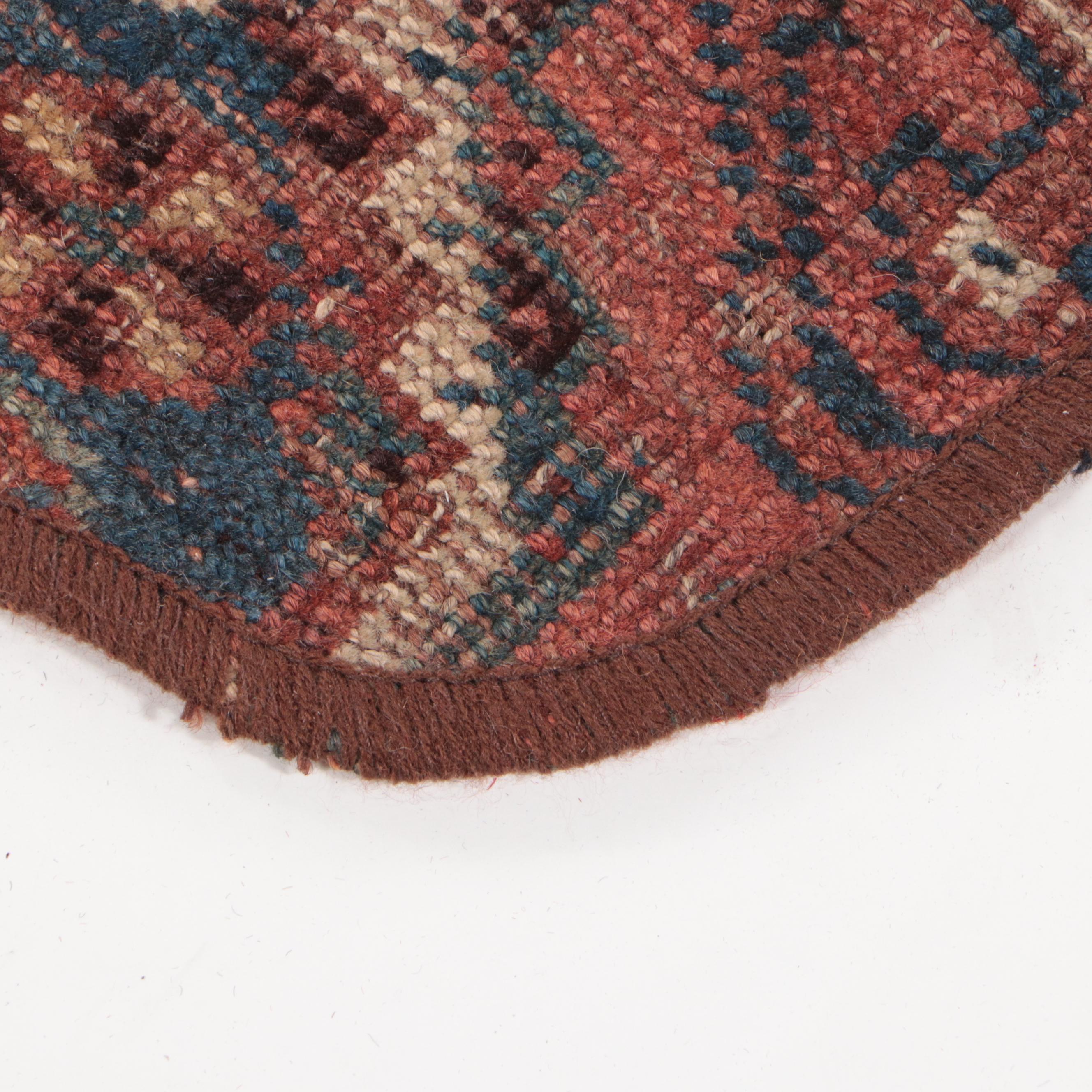 Hand-Knotted Persian Rug Faced Stocking