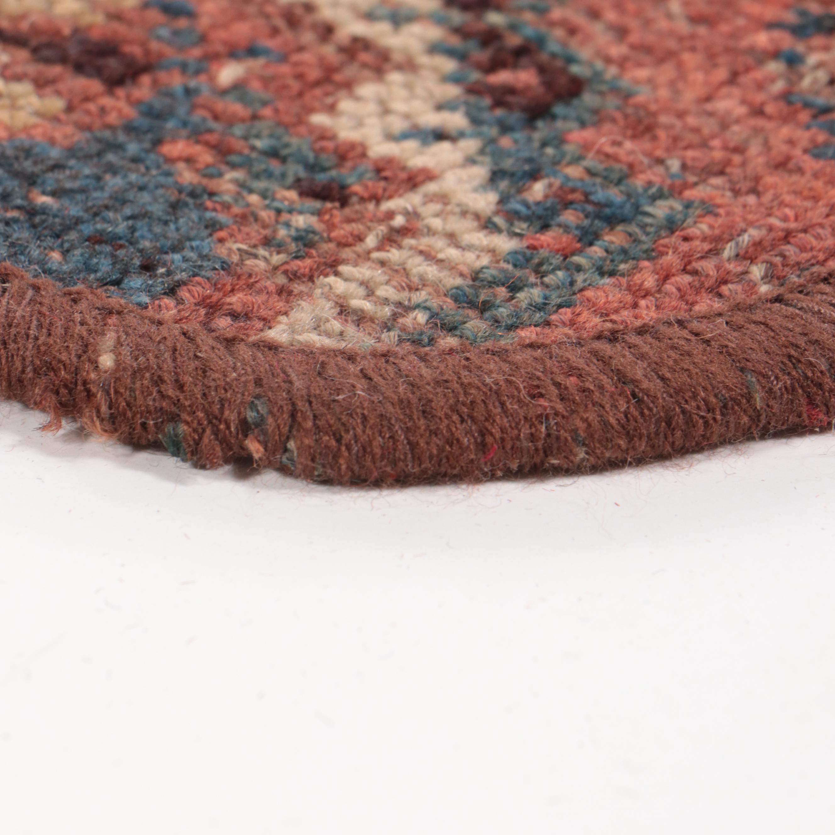 Hand-Knotted Persian Rug Faced Stocking