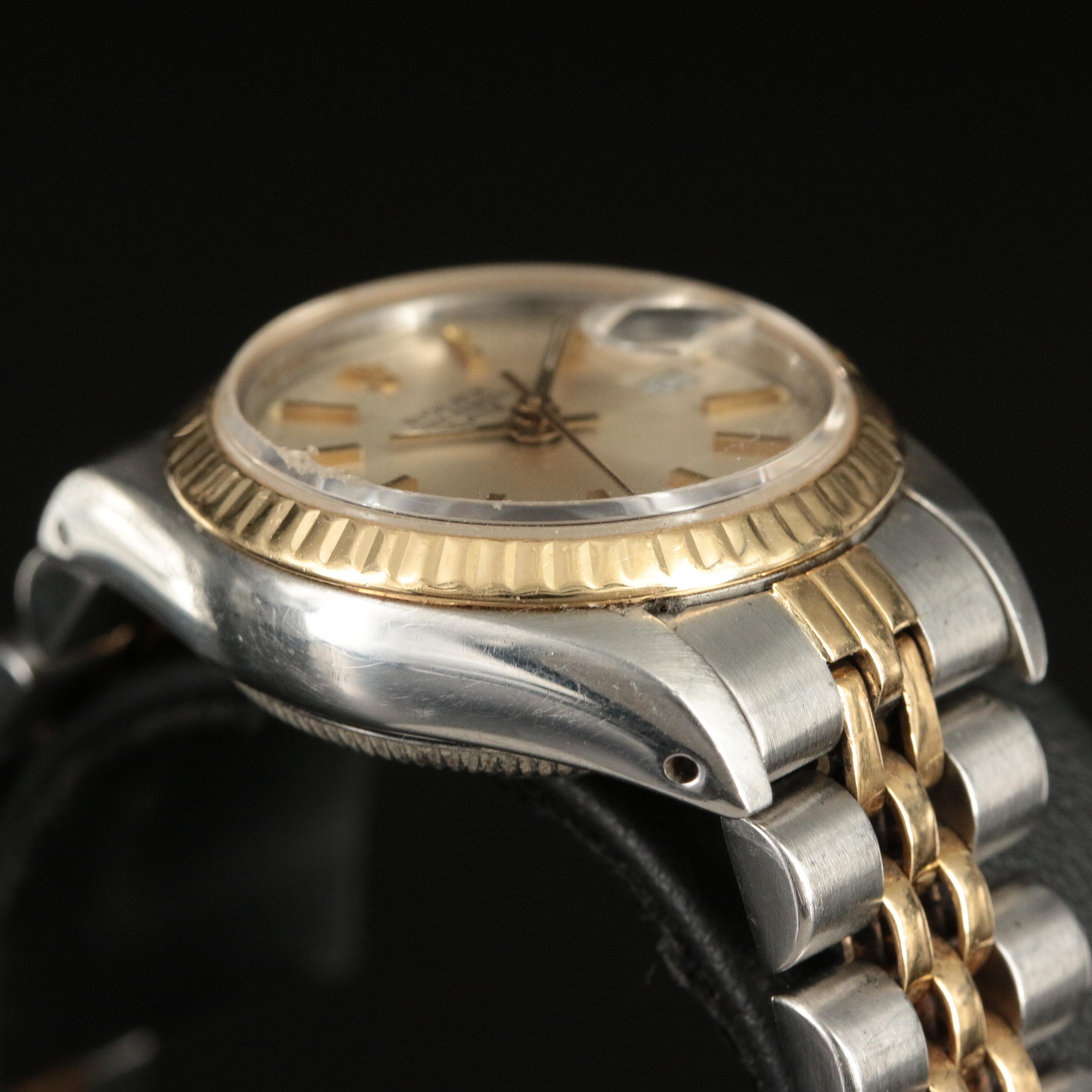 1984 Rolex Oyster Perpetual Two-Tone Date Watch