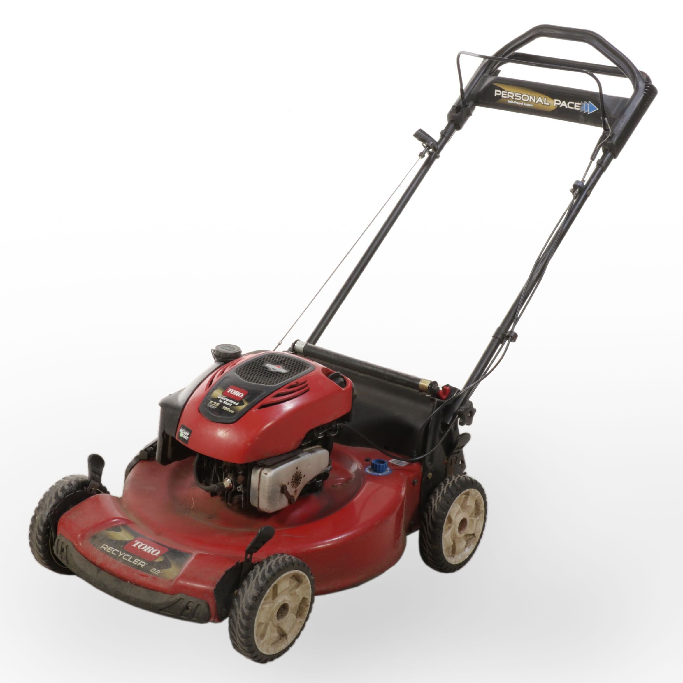 Toro Personal Pace Gas Powered Mower With Bag
