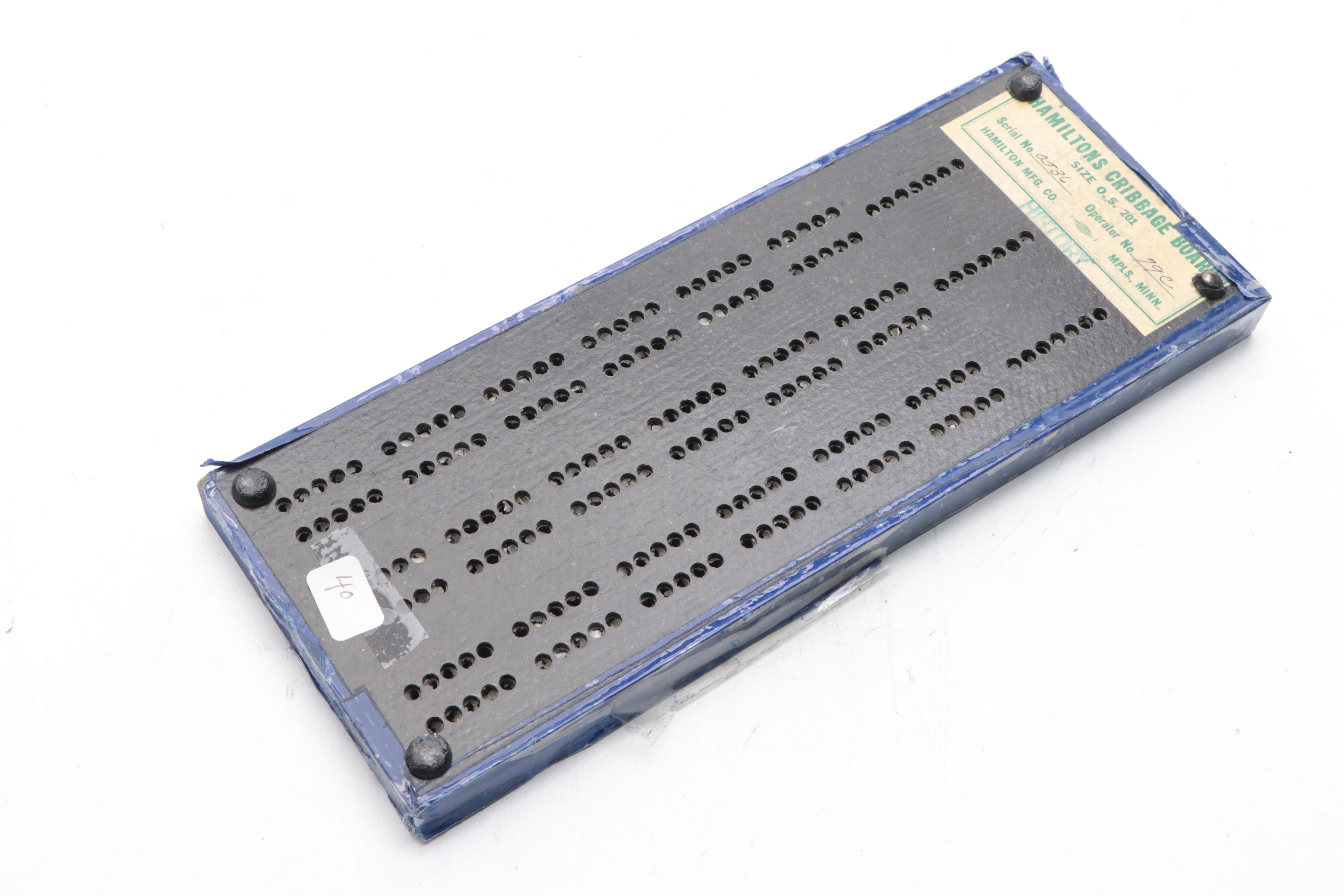 Cigarette and Other Gambling Punch Boards, Mid-20th Century