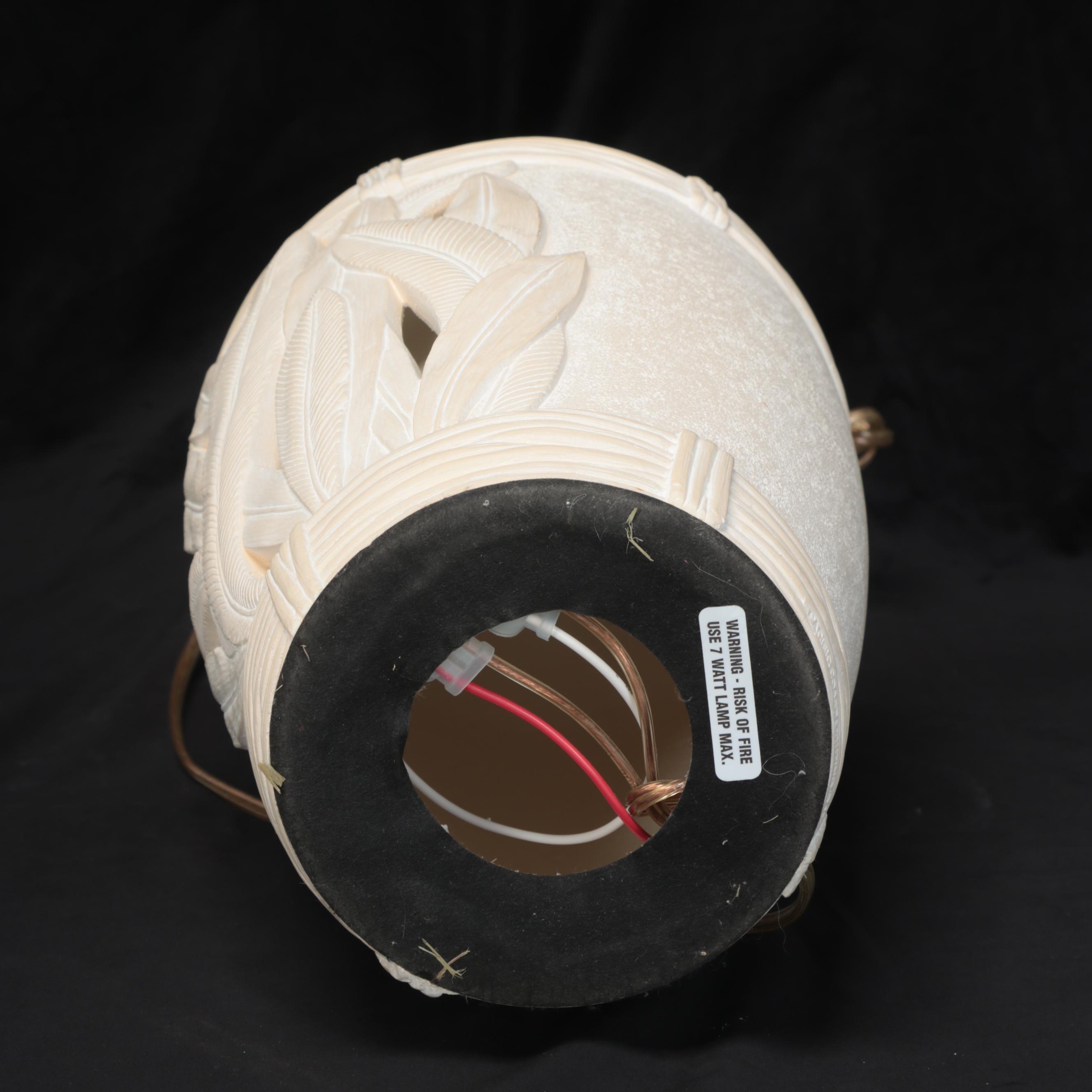 Pacific Coast Lighting Chalkware Table Lamp, Late 20th C