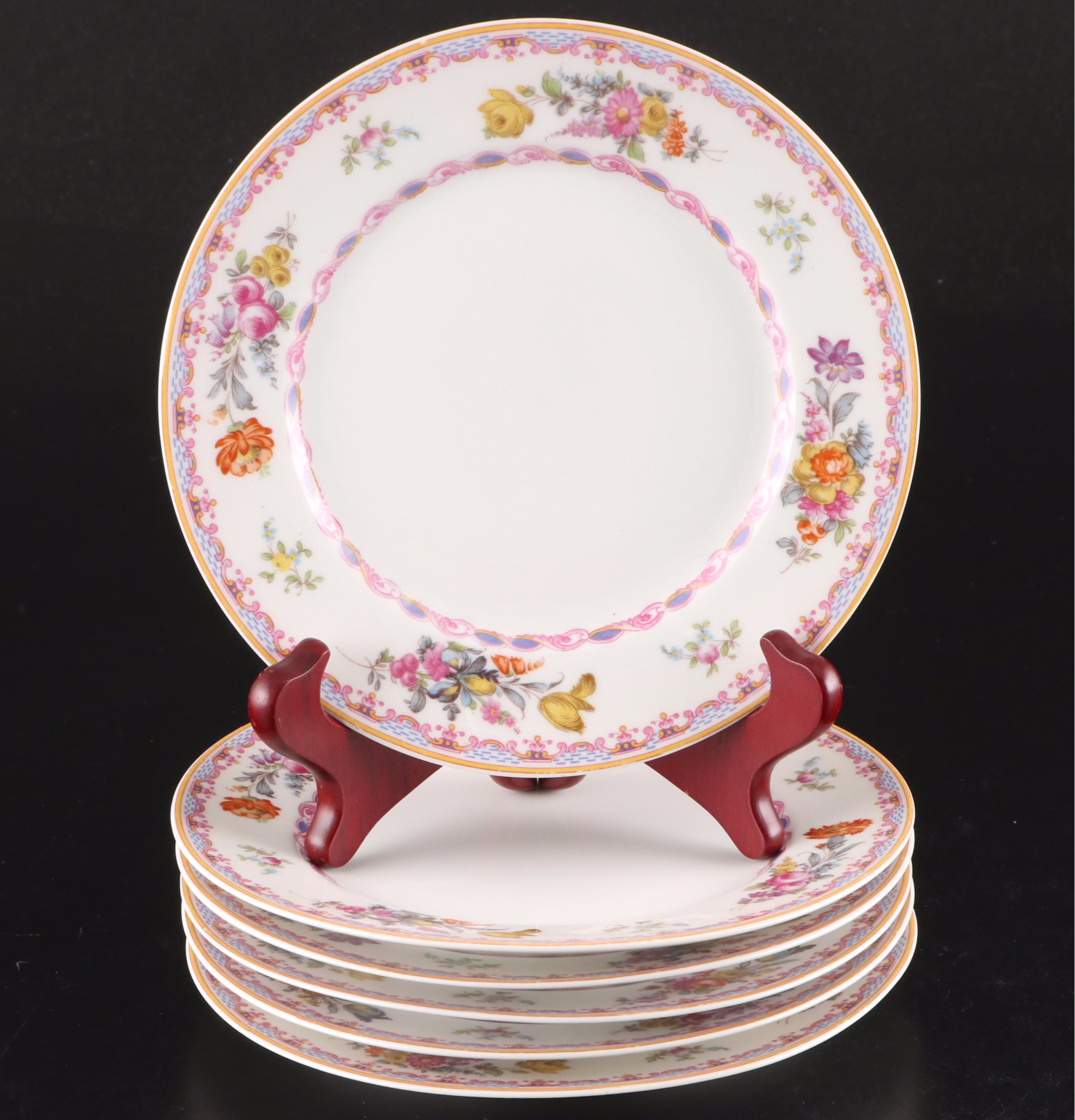 Charles Field Haviland Porcelain Dinner Plates and Bread and Butter Plates