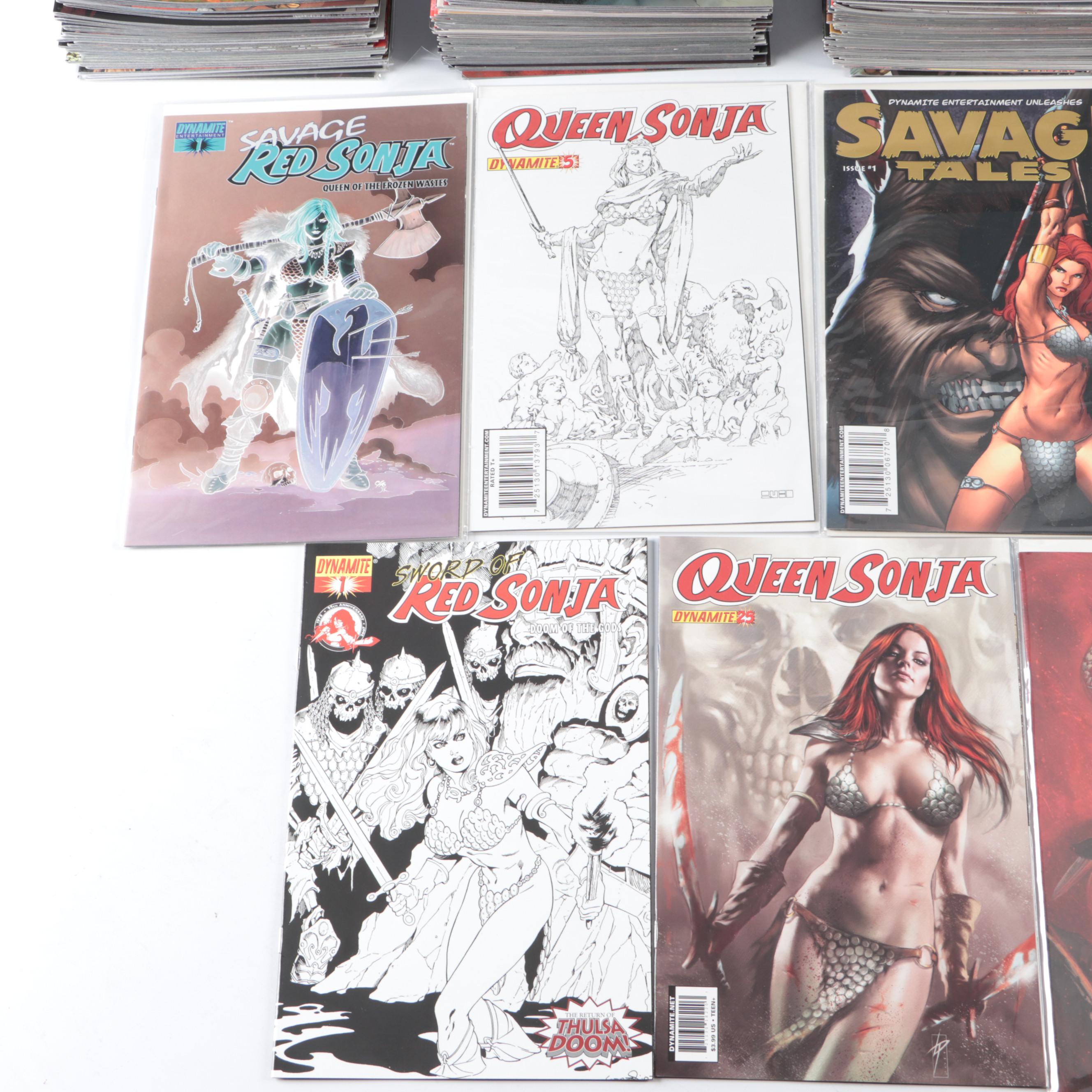 Modern Age Dynamite "Queen Sonja", "Savage Tales" and More Comic Books