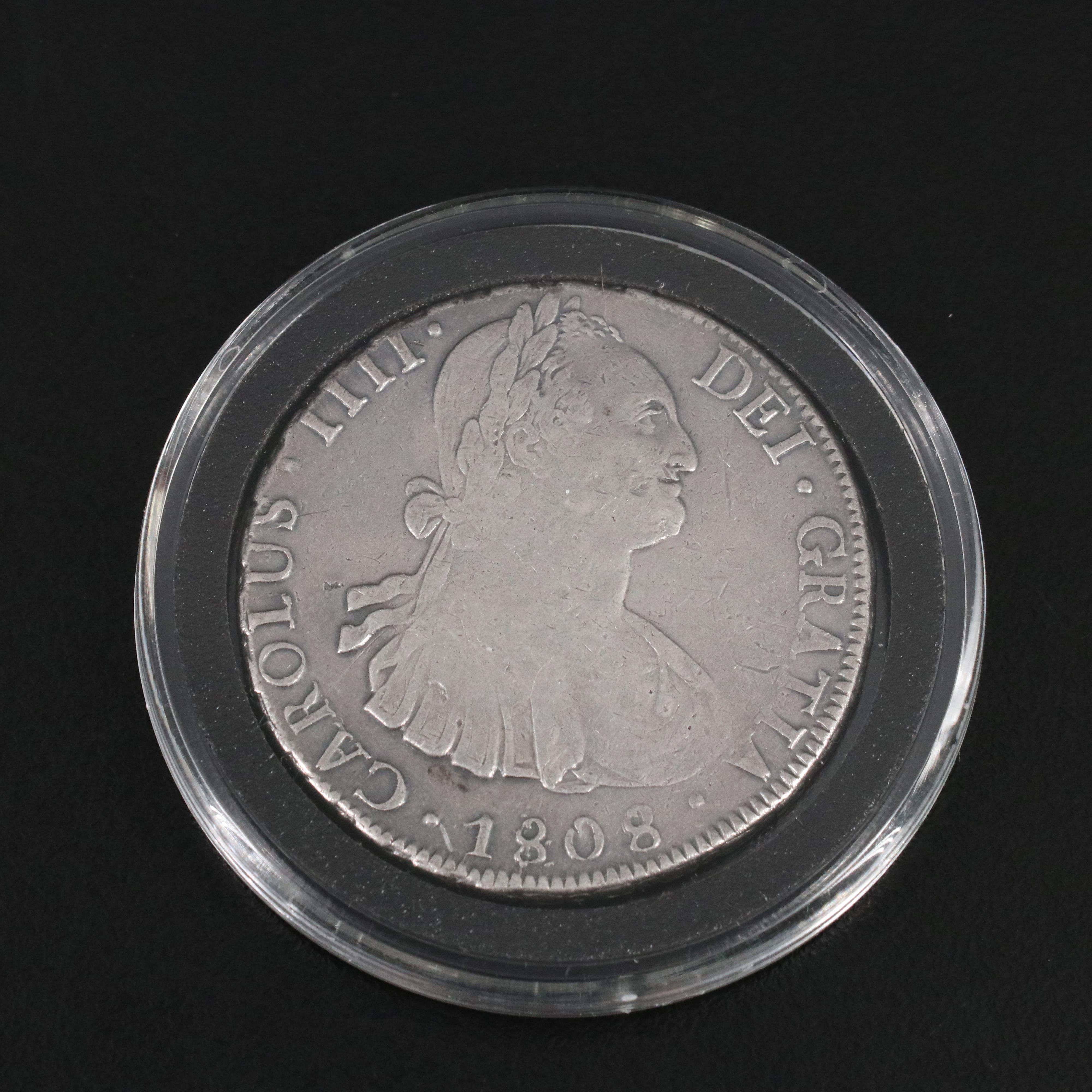 Set of five Spanish Colonial Silver Coins