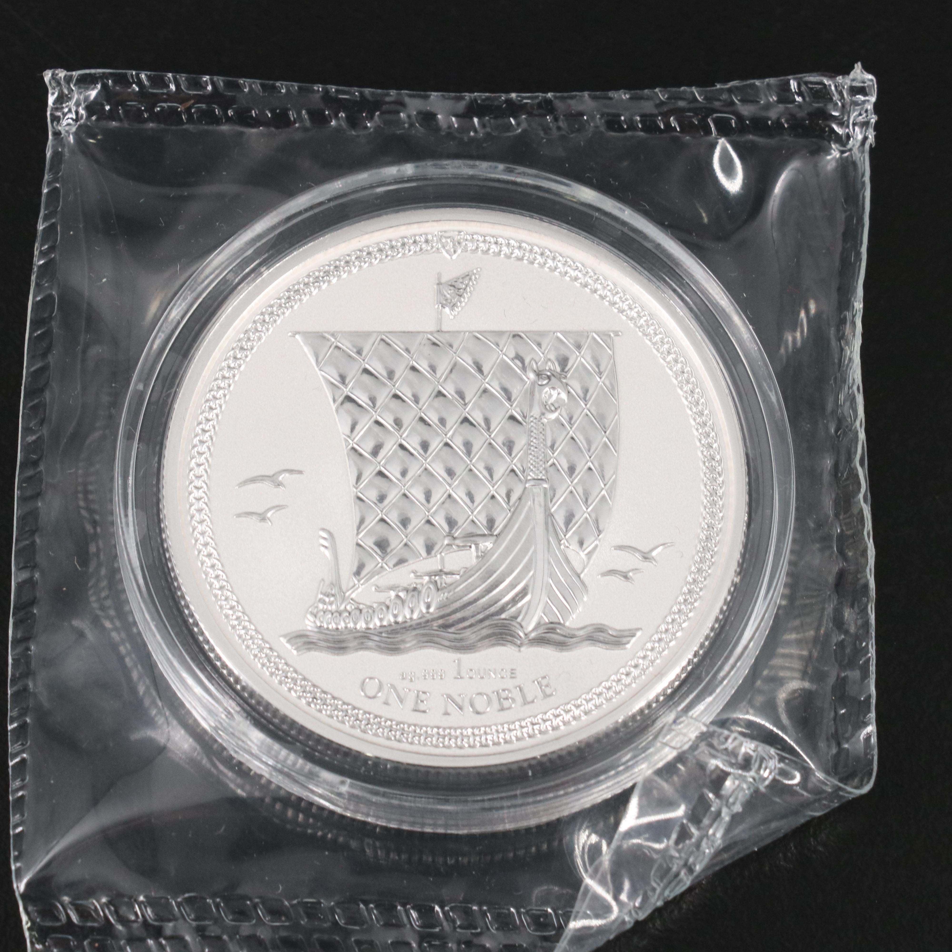 2017 Isle of Mann Noble Two Piece Silver Proof Set