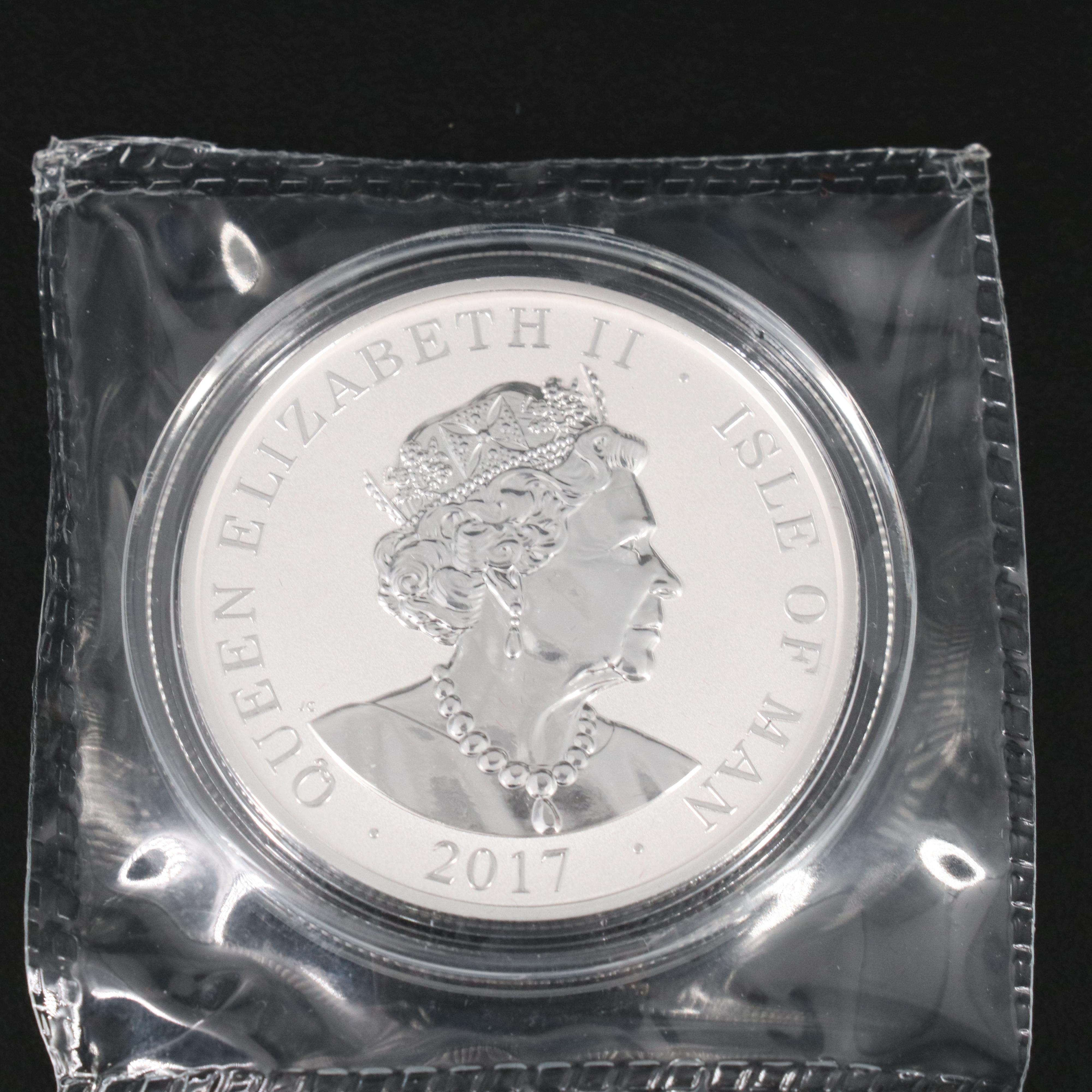 2017 Isle of Mann Noble Two Piece Silver Proof Set