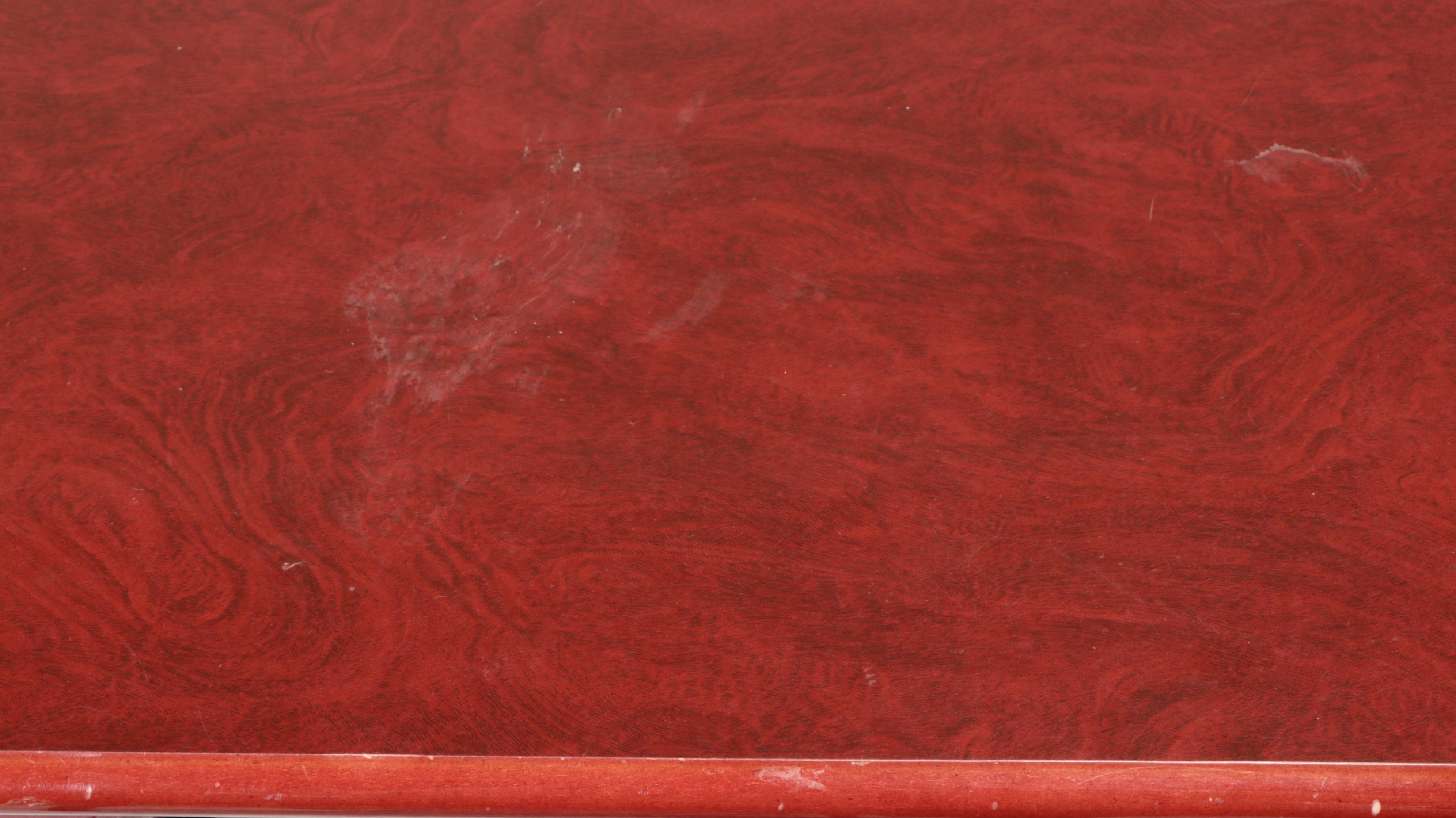 Queen Anne Style Two-Drawer Console Table, Late 20th Century