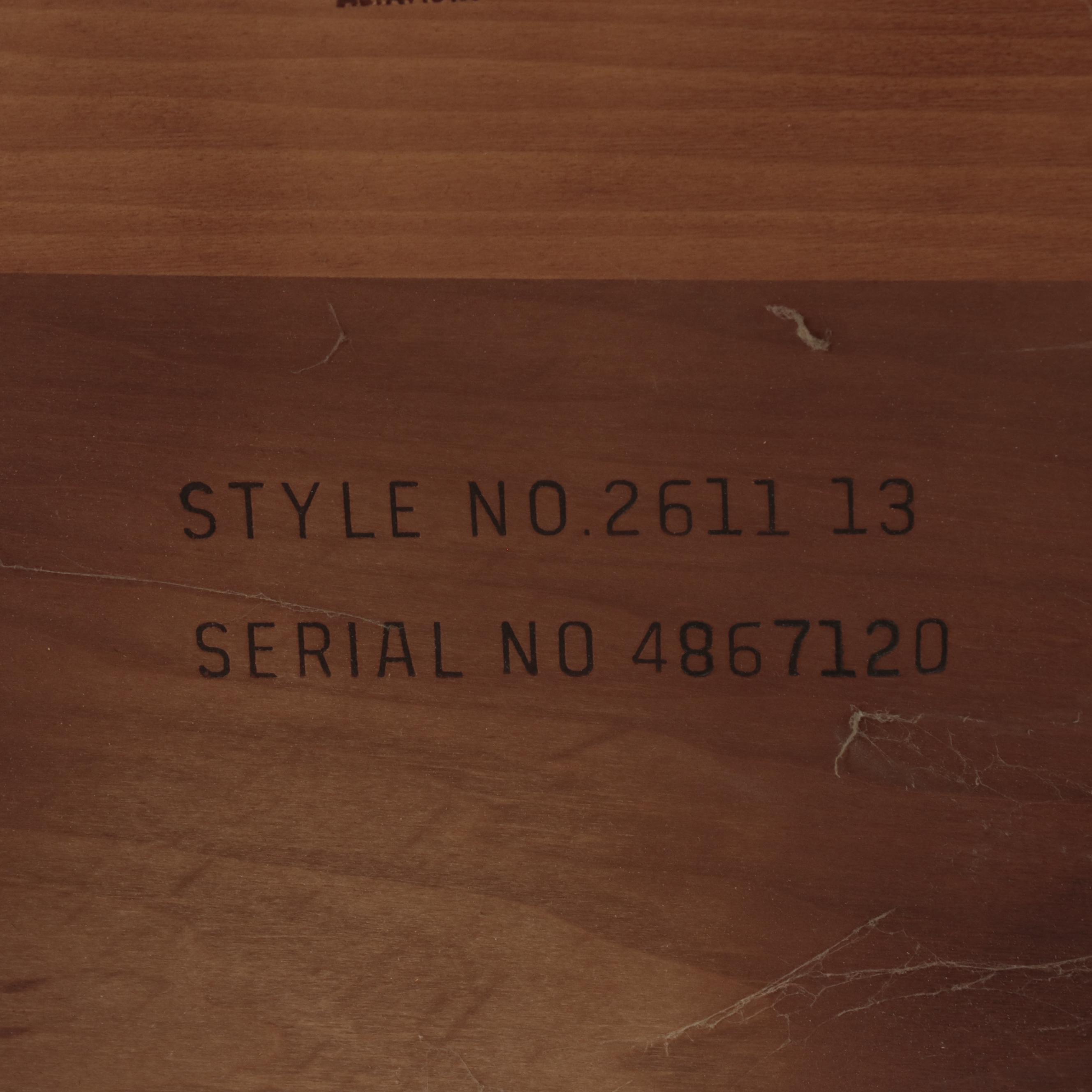 Lane Mid Century Modern Walnut and Ash Record Cabinet