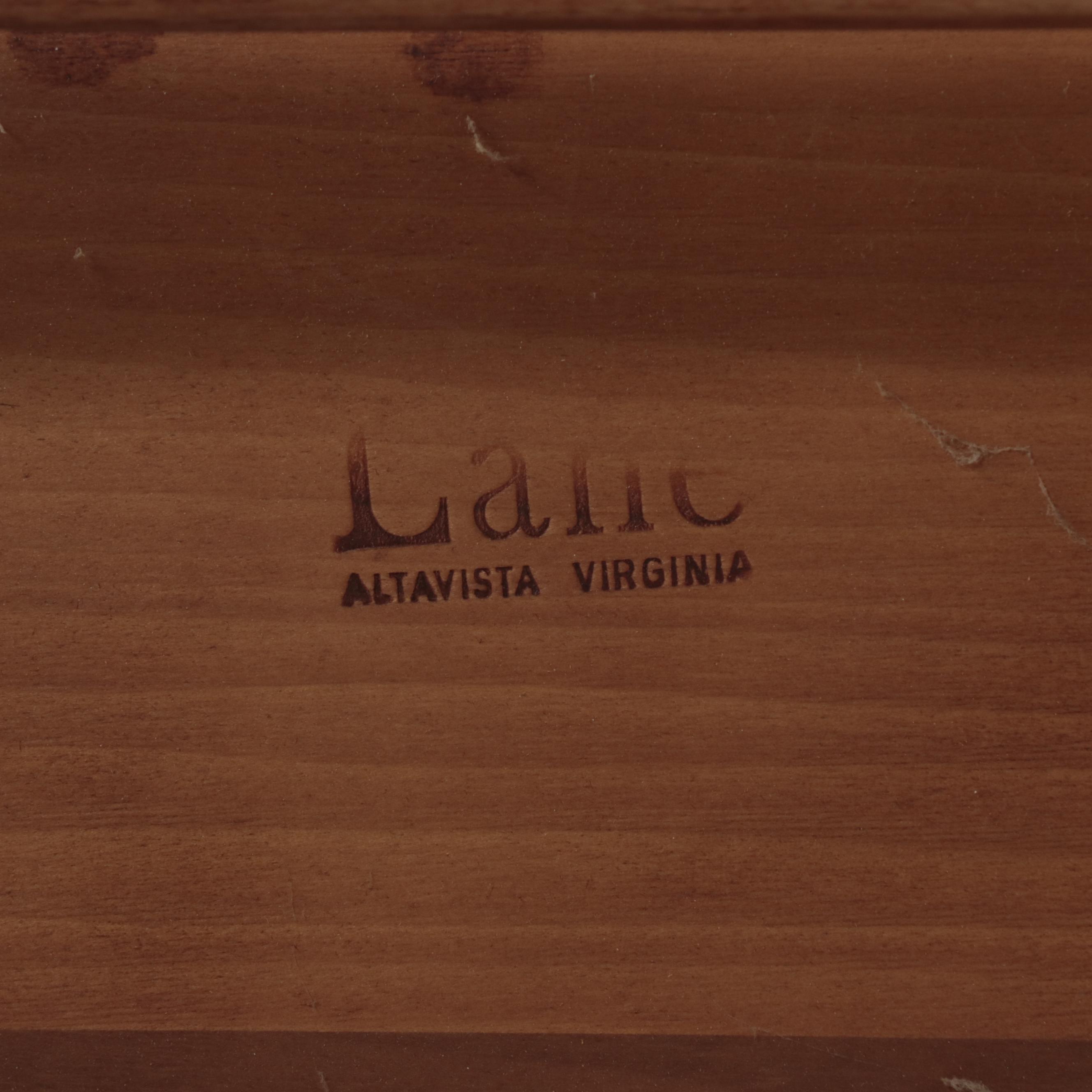Lane Mid Century Modern Walnut and Ash Record Cabinet