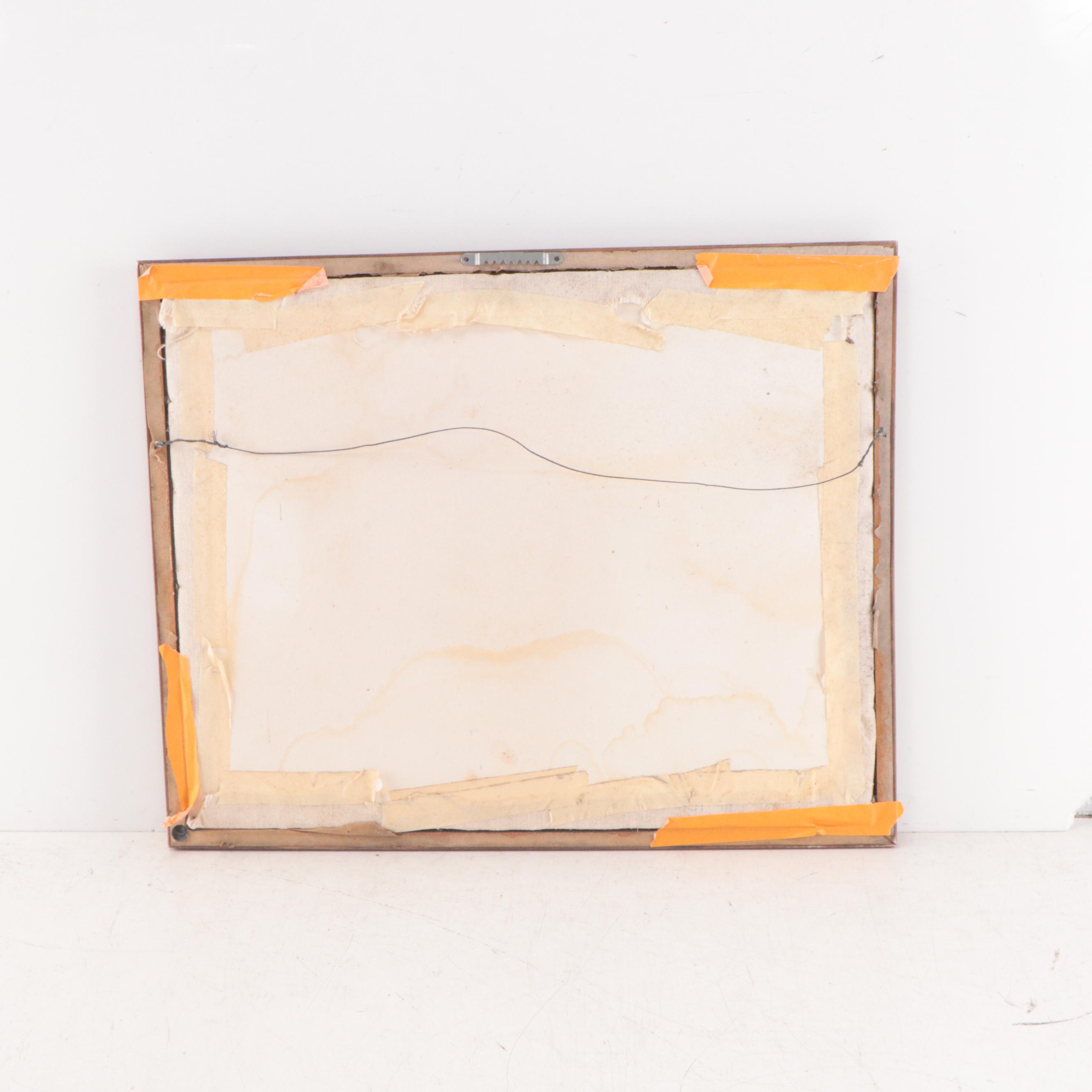 Handmade Embroidery Textile Map of the United States