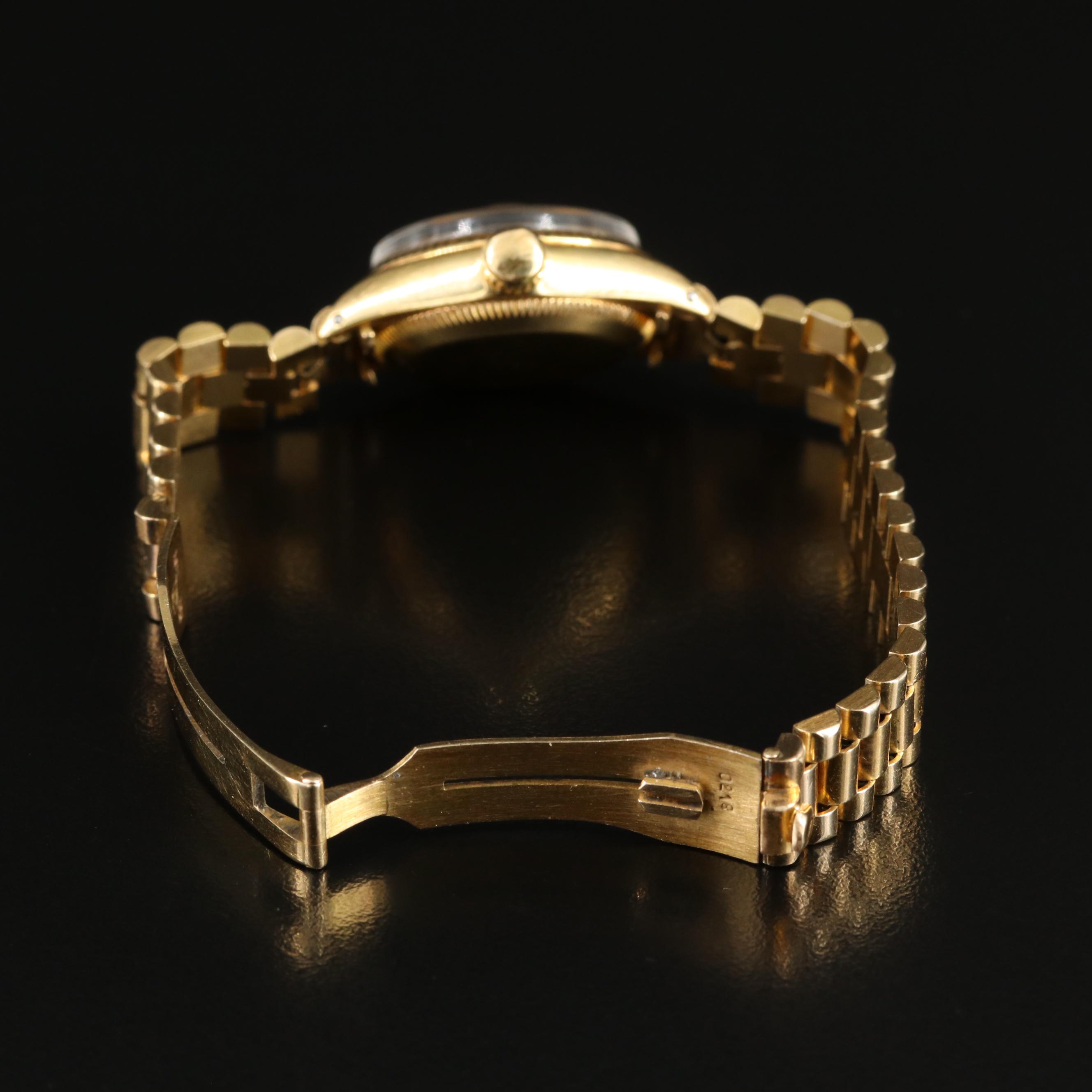 1957-58 Rolex 18K Datejust with 14K Custom Bracelet