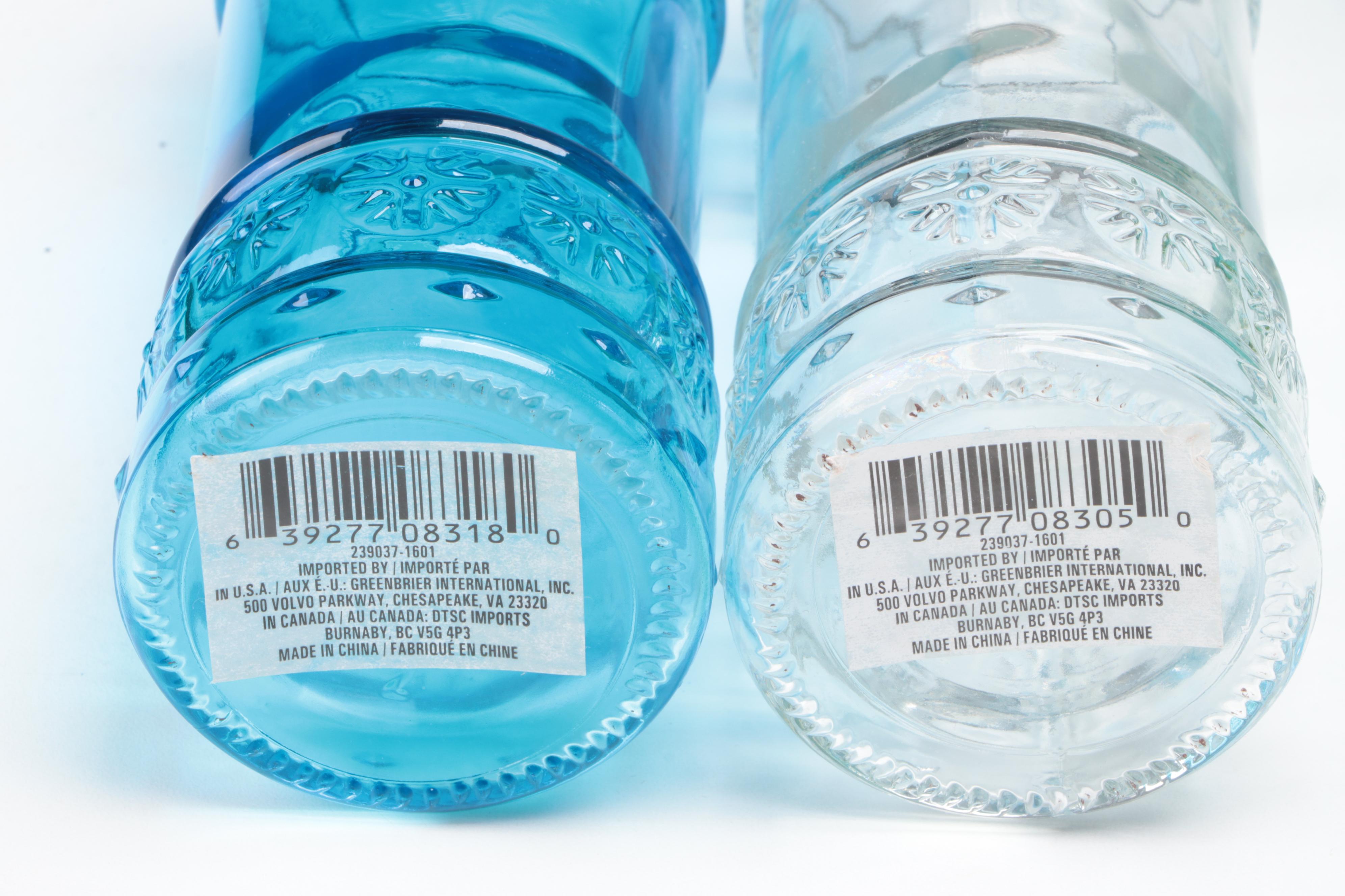 Colorful Glass Bottle Collection