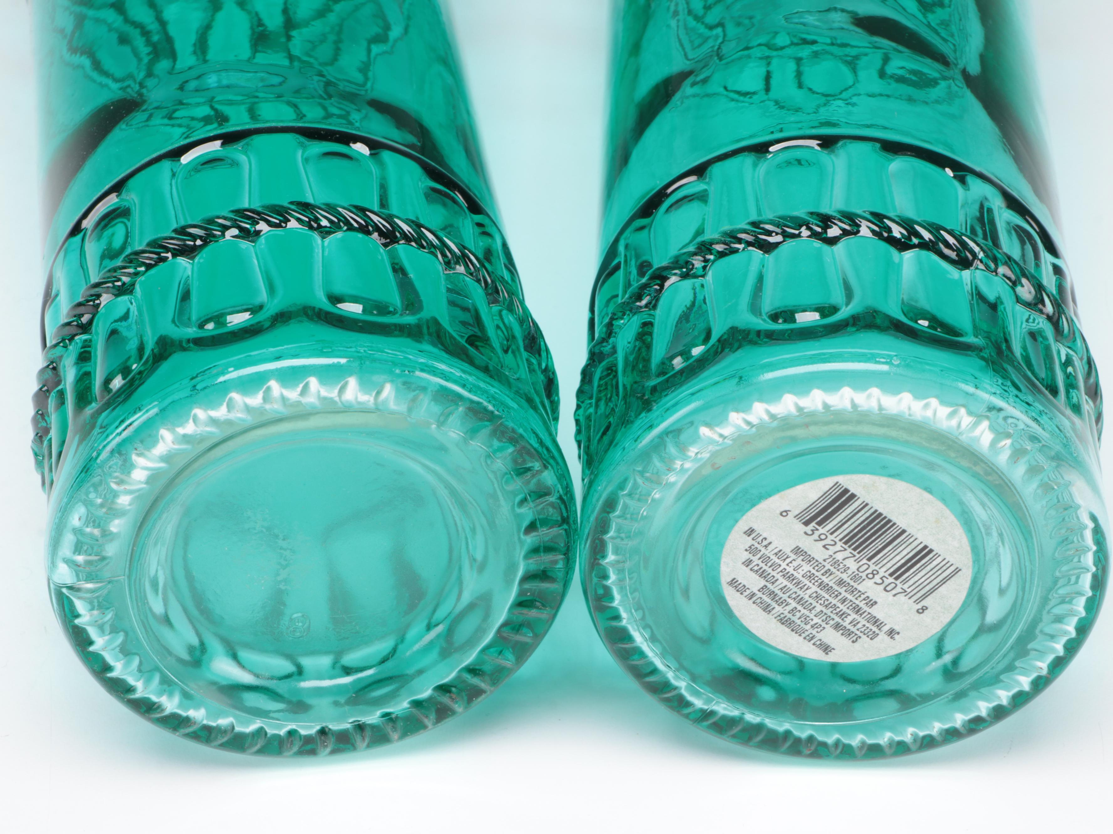 Colorful Glass Bottle Collection EBTH